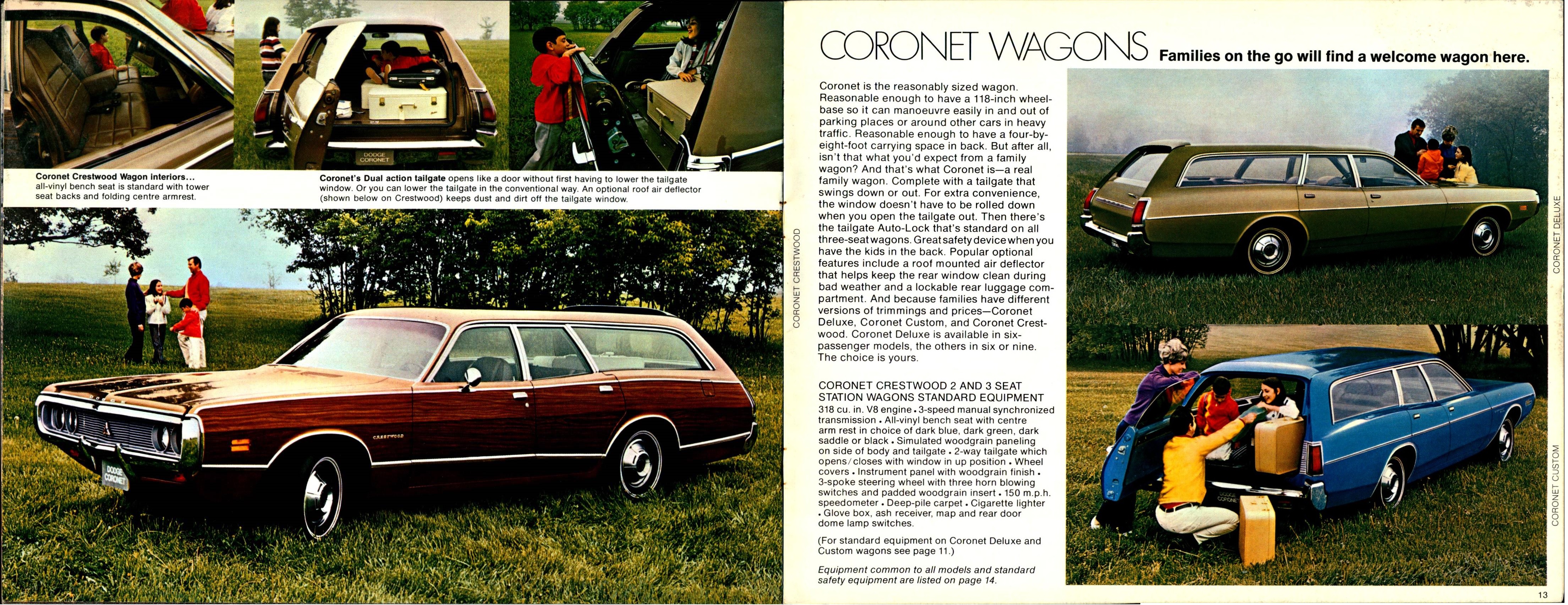 1971 Dodge Charger & Coronet Brochure (Cdn) 12-13