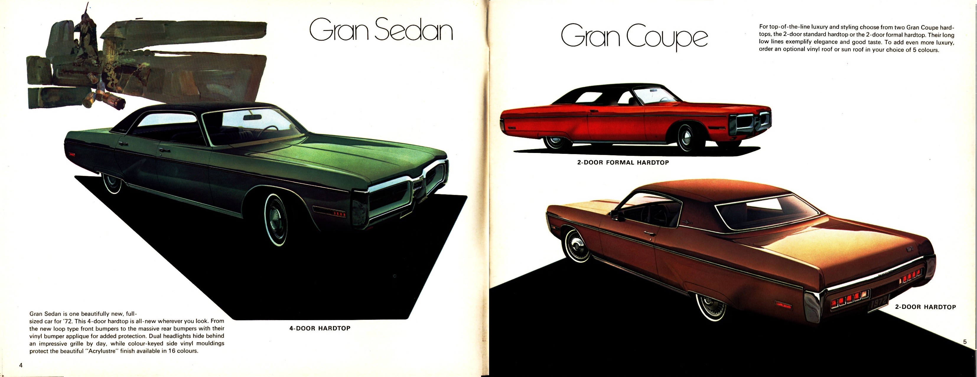 1972 Plymouth Full Line Brochure (Cdn) 04-05