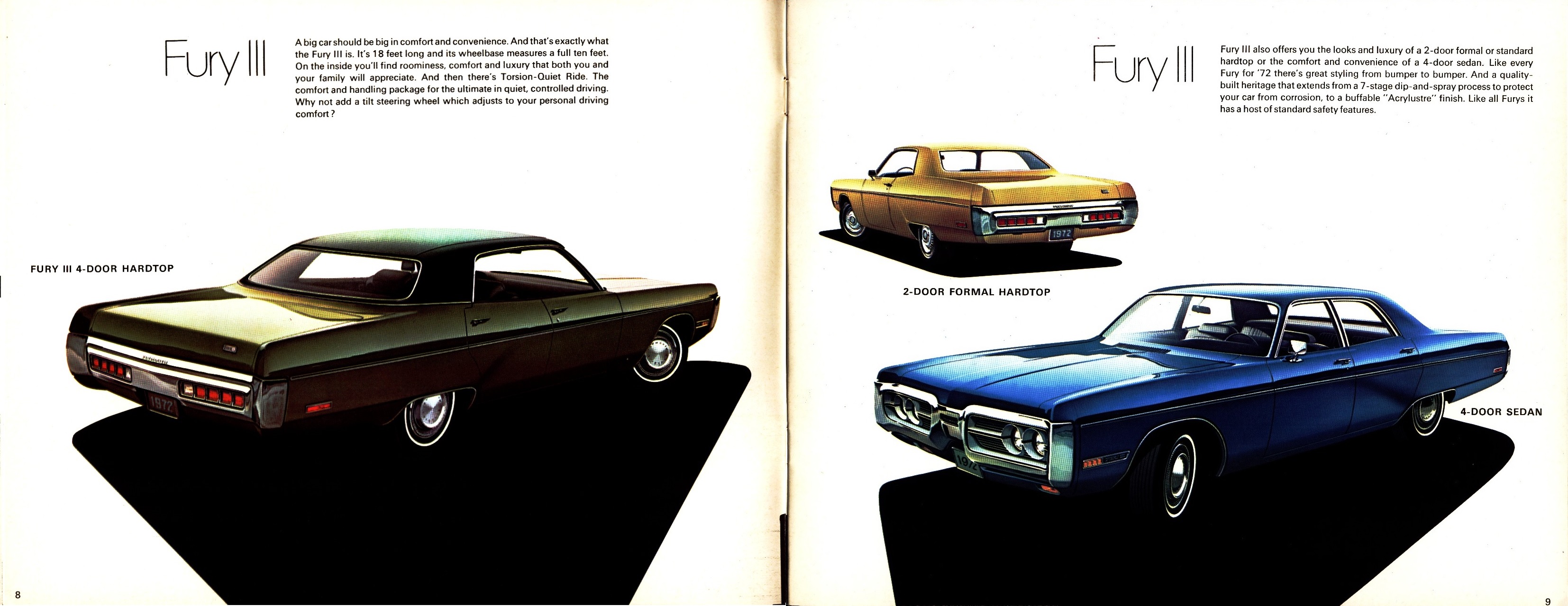 1972 Plymouth Full Line Brochure (Cdn) 08-09