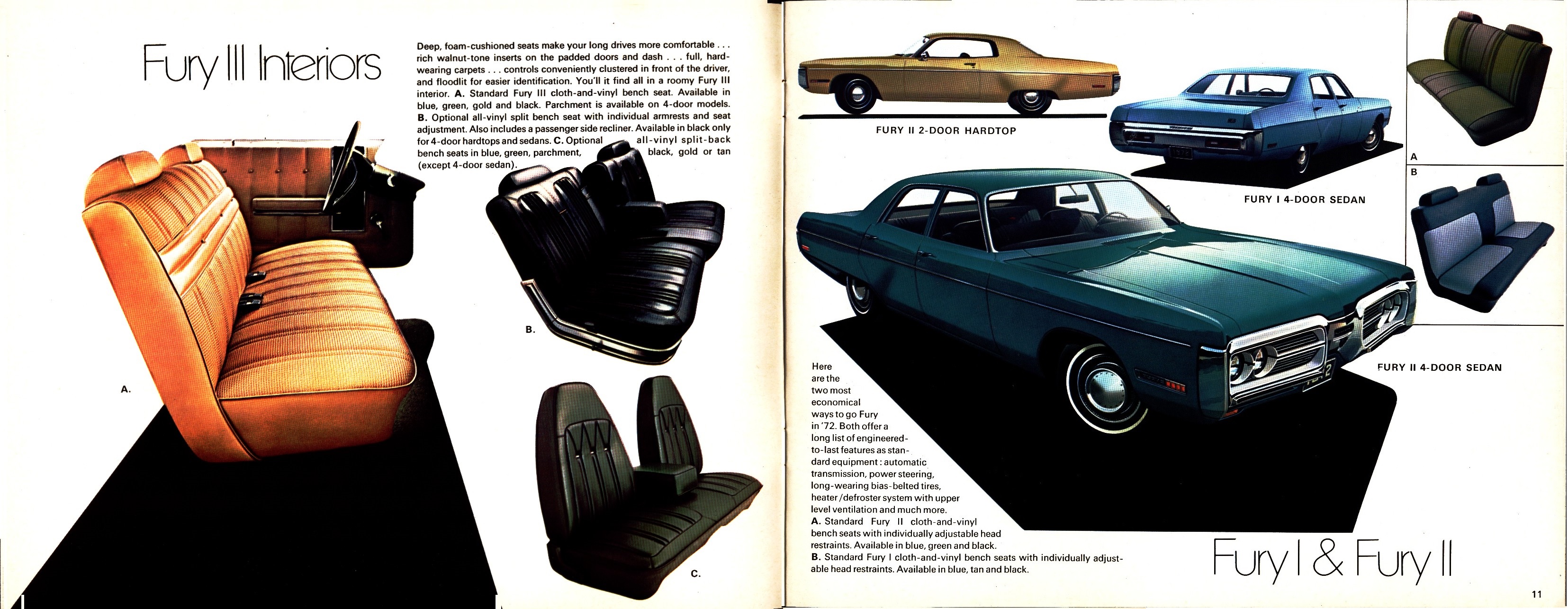 1972 Plymouth Full Line Brochure (Cdn) 10-11