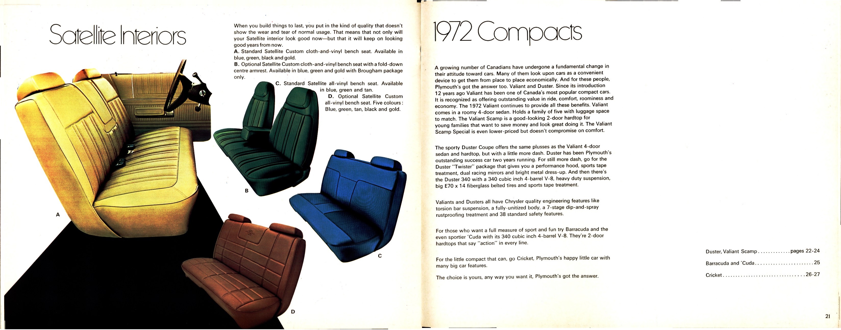 1972 Plymouth Full Line Brochure (Cdn) 20-21