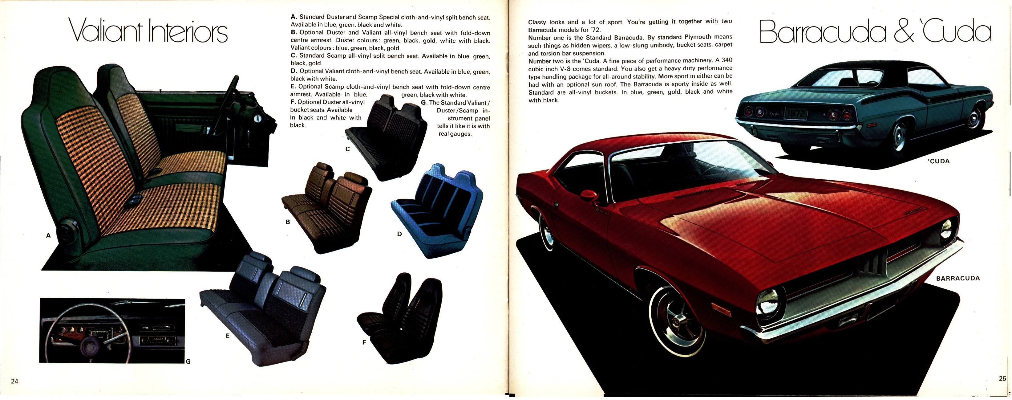 1972 Plymouth Full Line Brochure (Cdn) 24-25