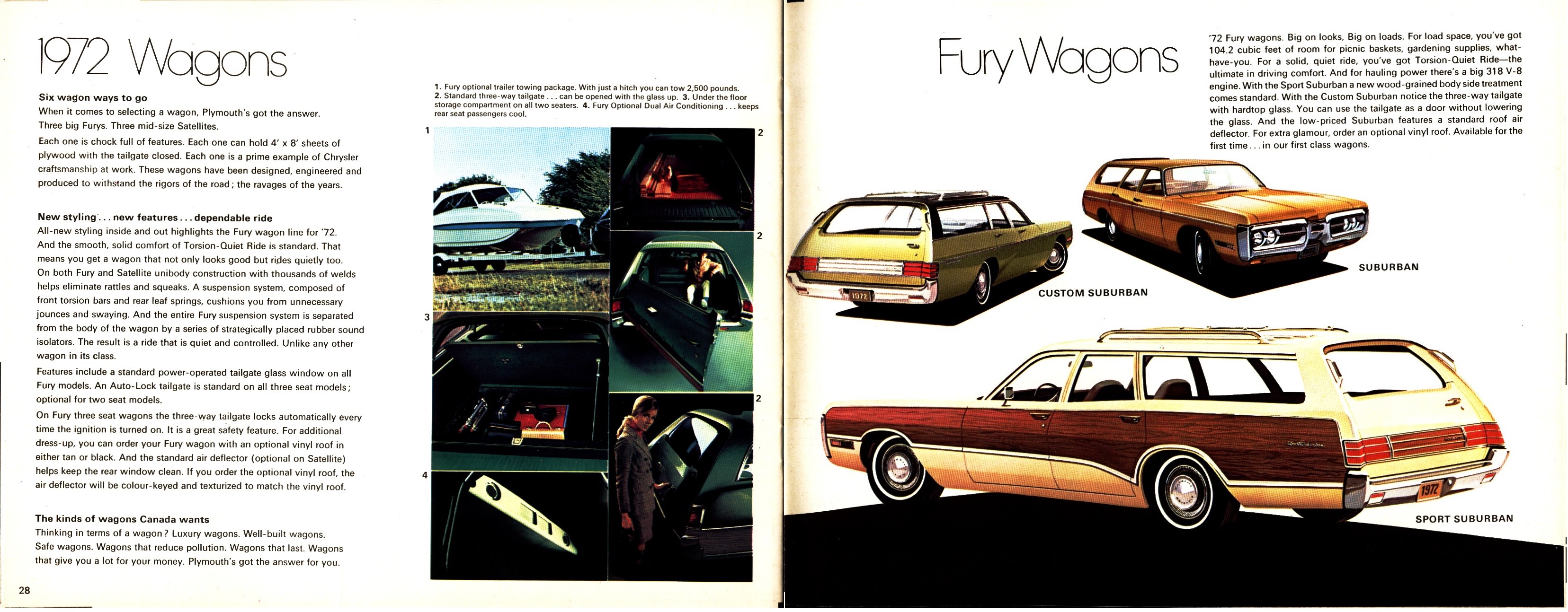 1972 Plymouth Full Line Brochure (Cdn) 28-29