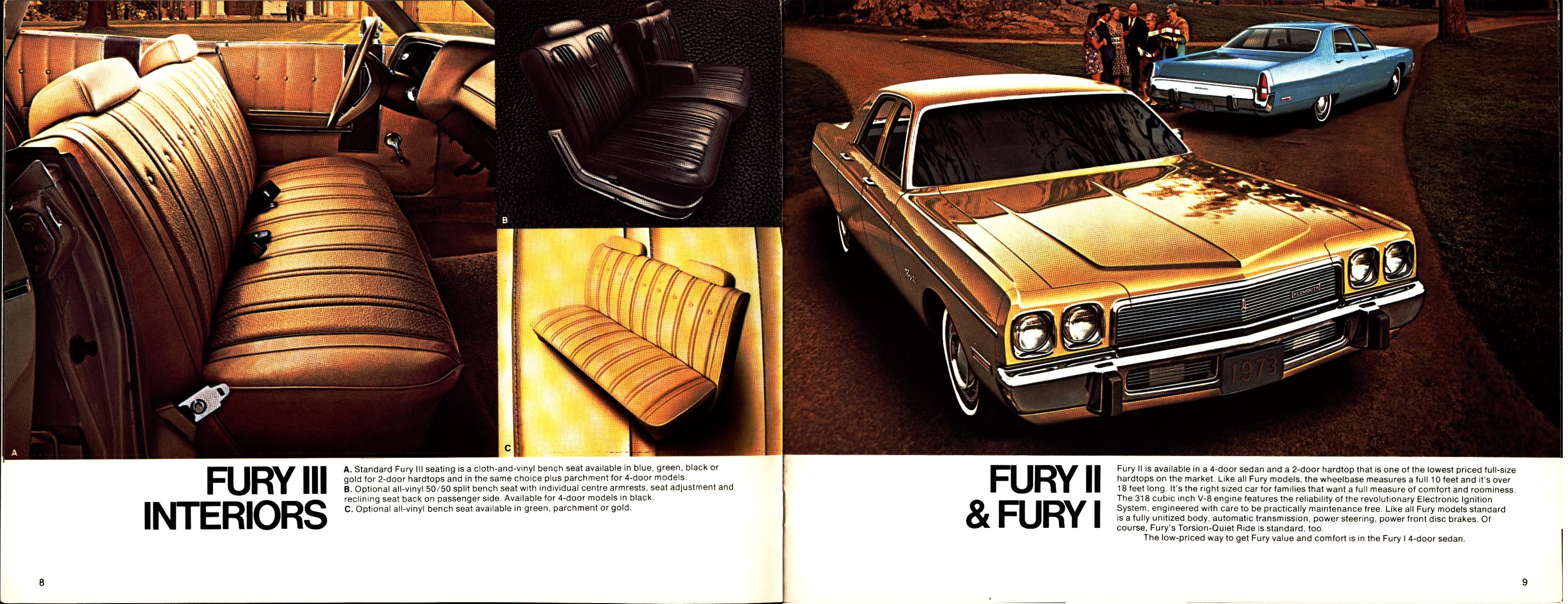 1973 Plymouth Full Line Brochure Canada 08-09