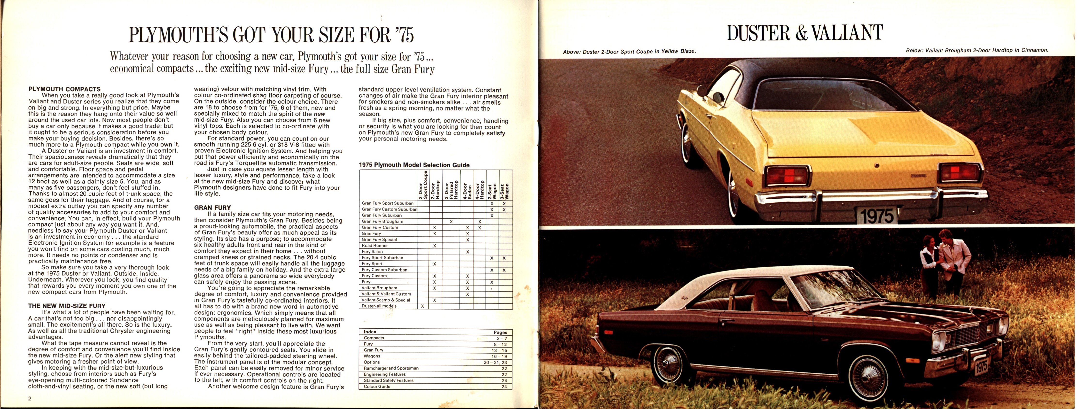 1975 Plymouth Full Line Brochure (Cdn) 02-03