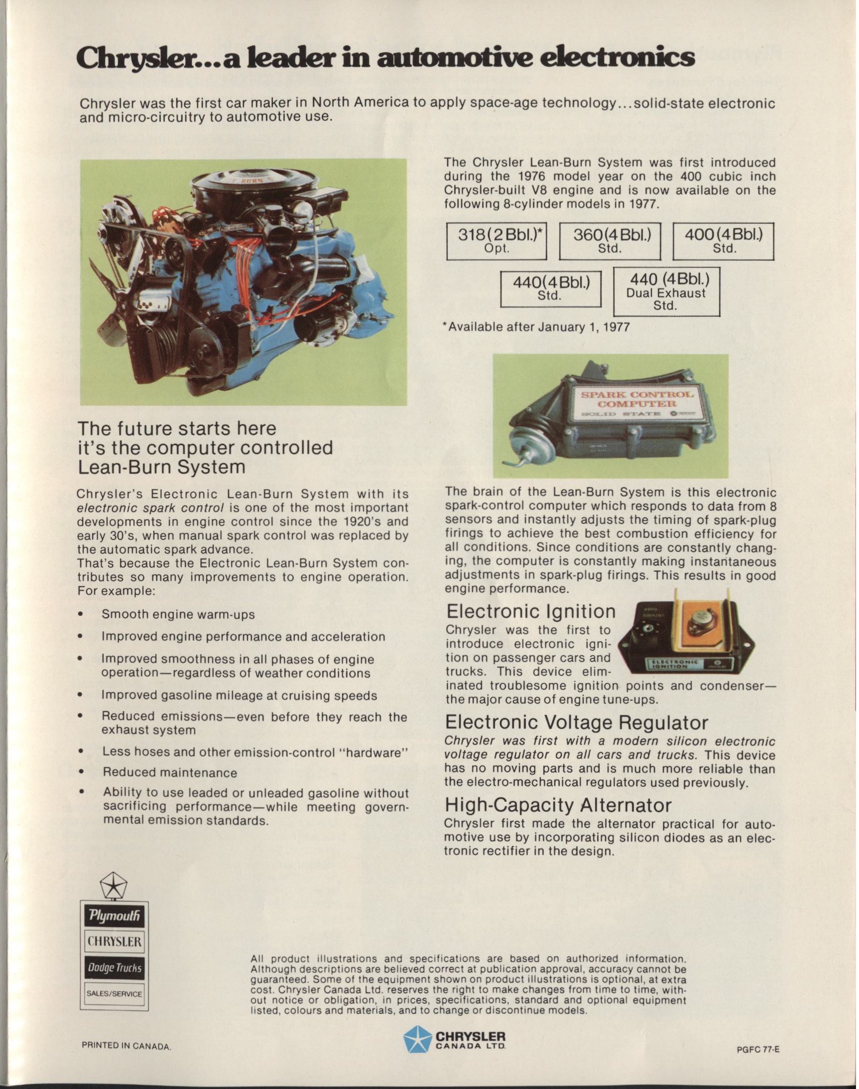 1977 Plymouth Gran Fury Canada Foldout 06