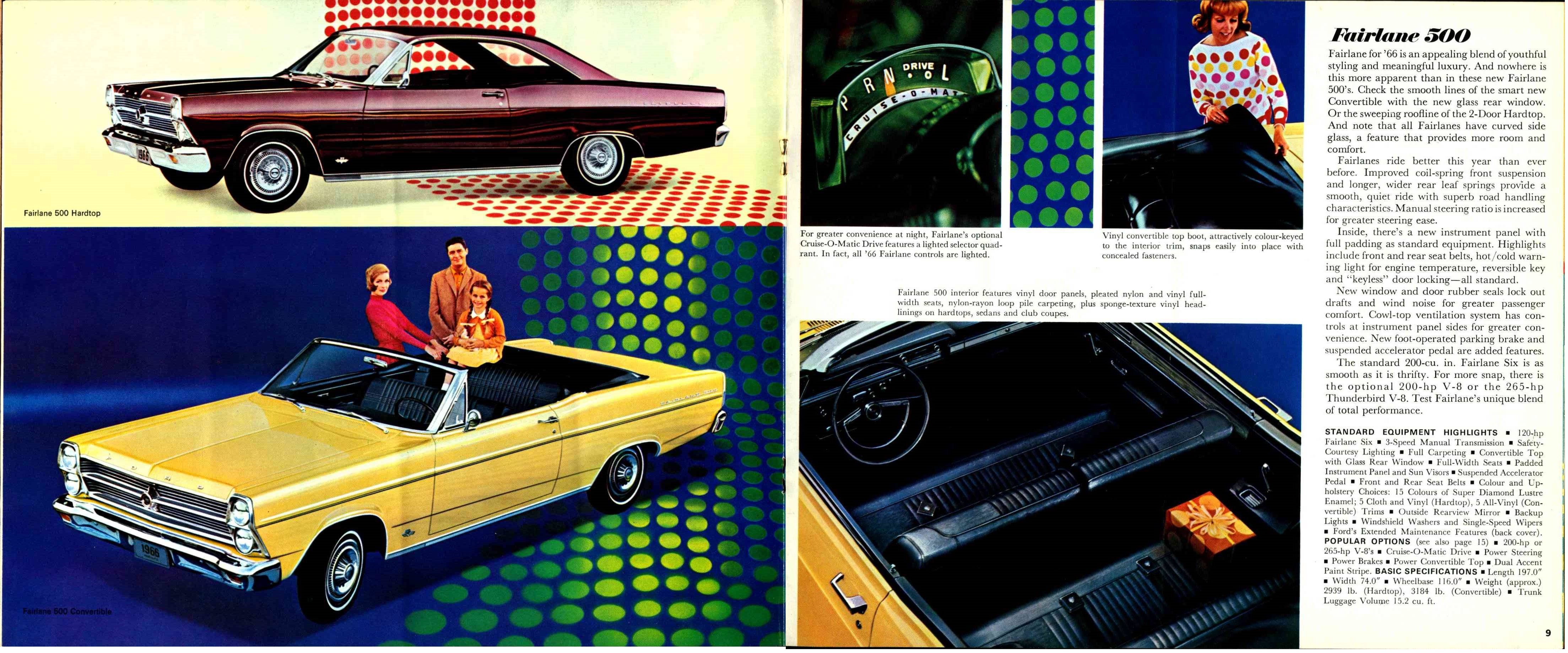 1966 Ford Fairlane Brochure Canada 08-09