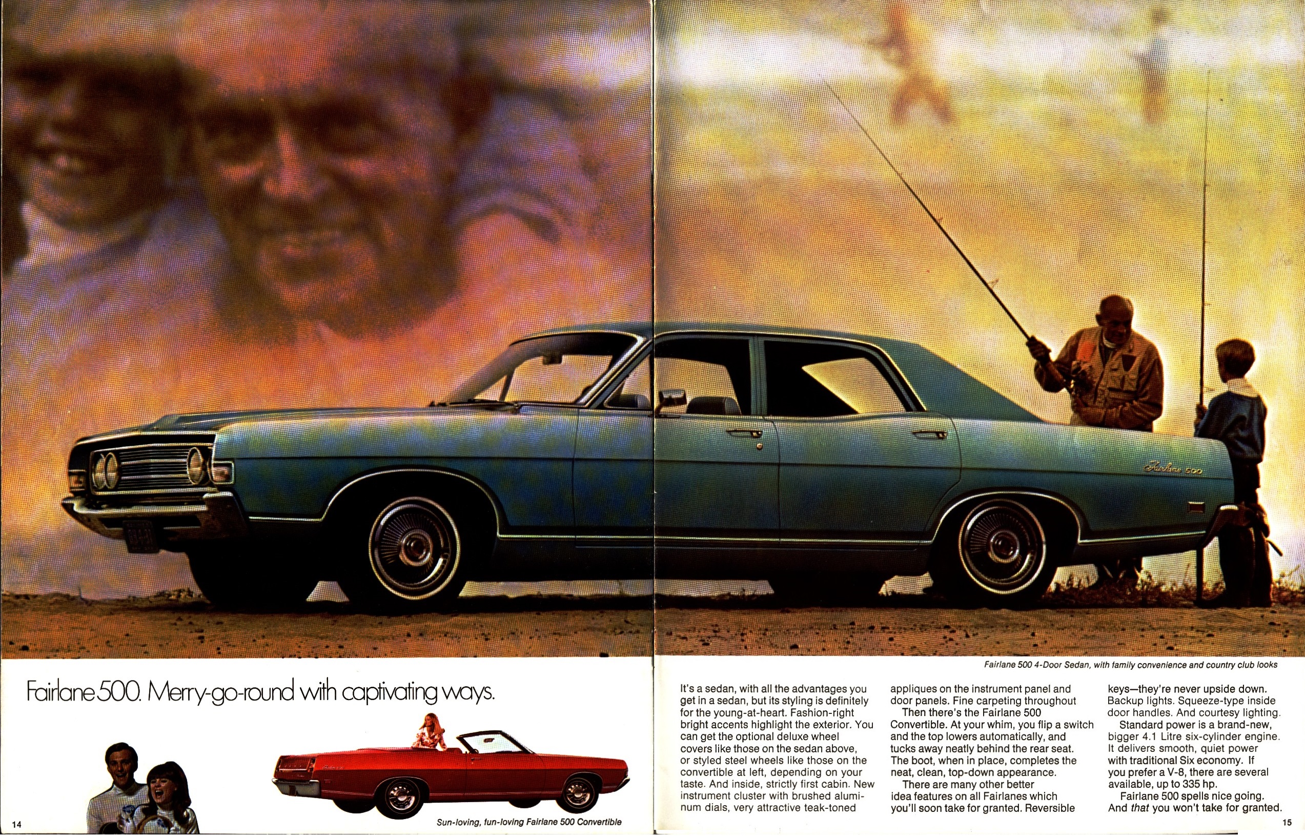 1969 Ford Torino & Fairlane Brochure Canada 14-15