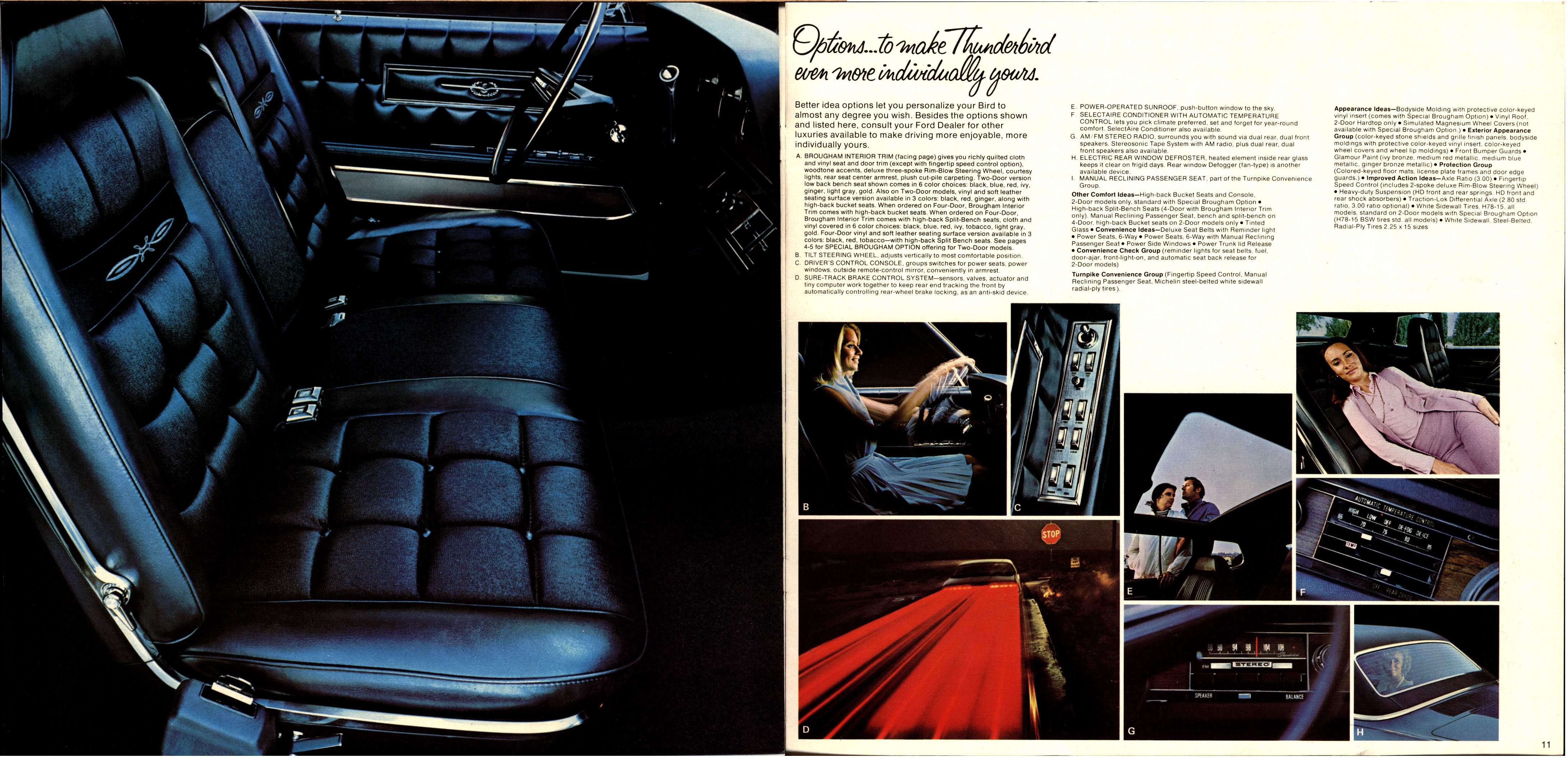 1971 Ford Thunderbird Brochure (Cdn) 10-11