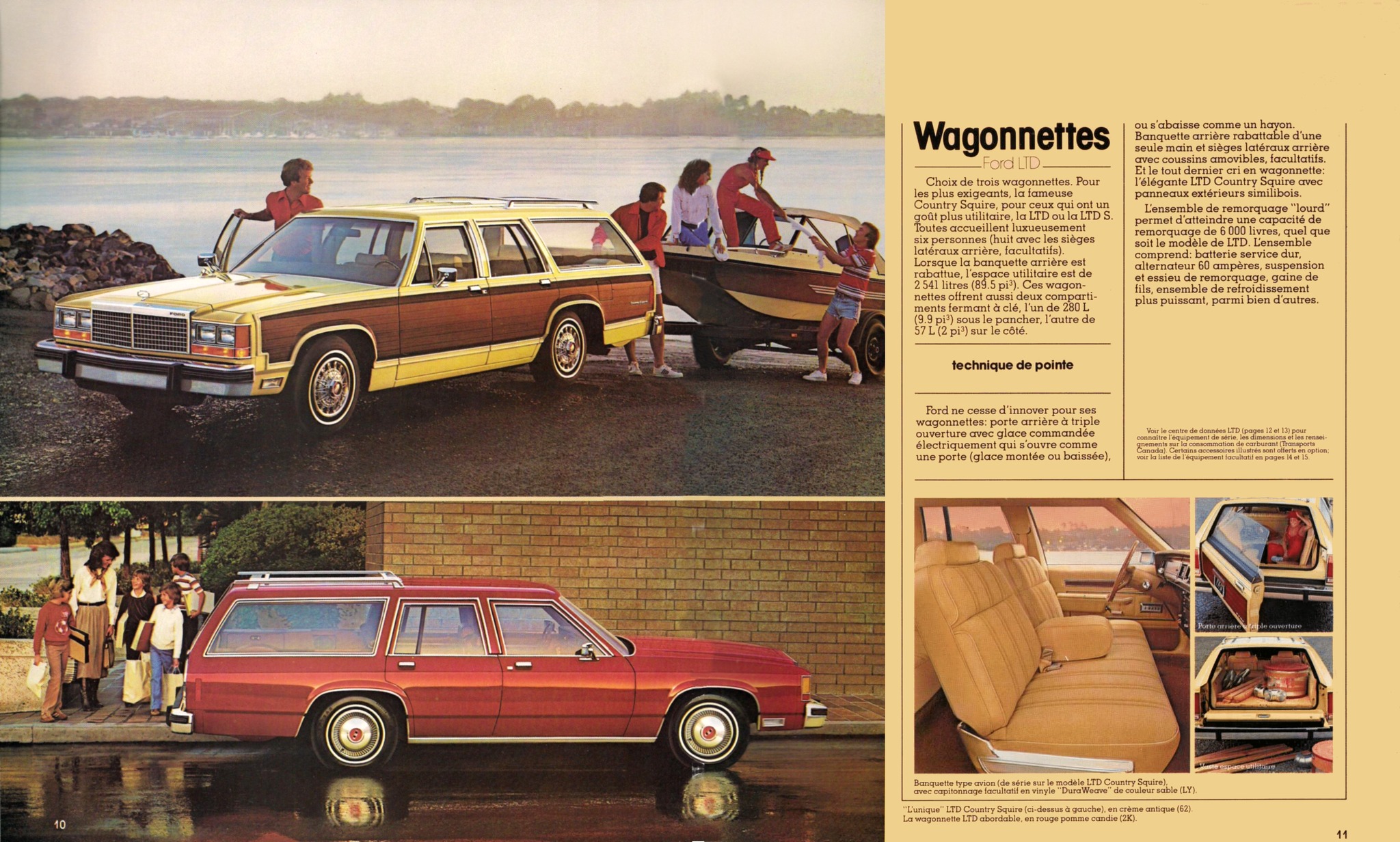 1981 Ford LTD Brochure (Cdn-Fr) 10-11