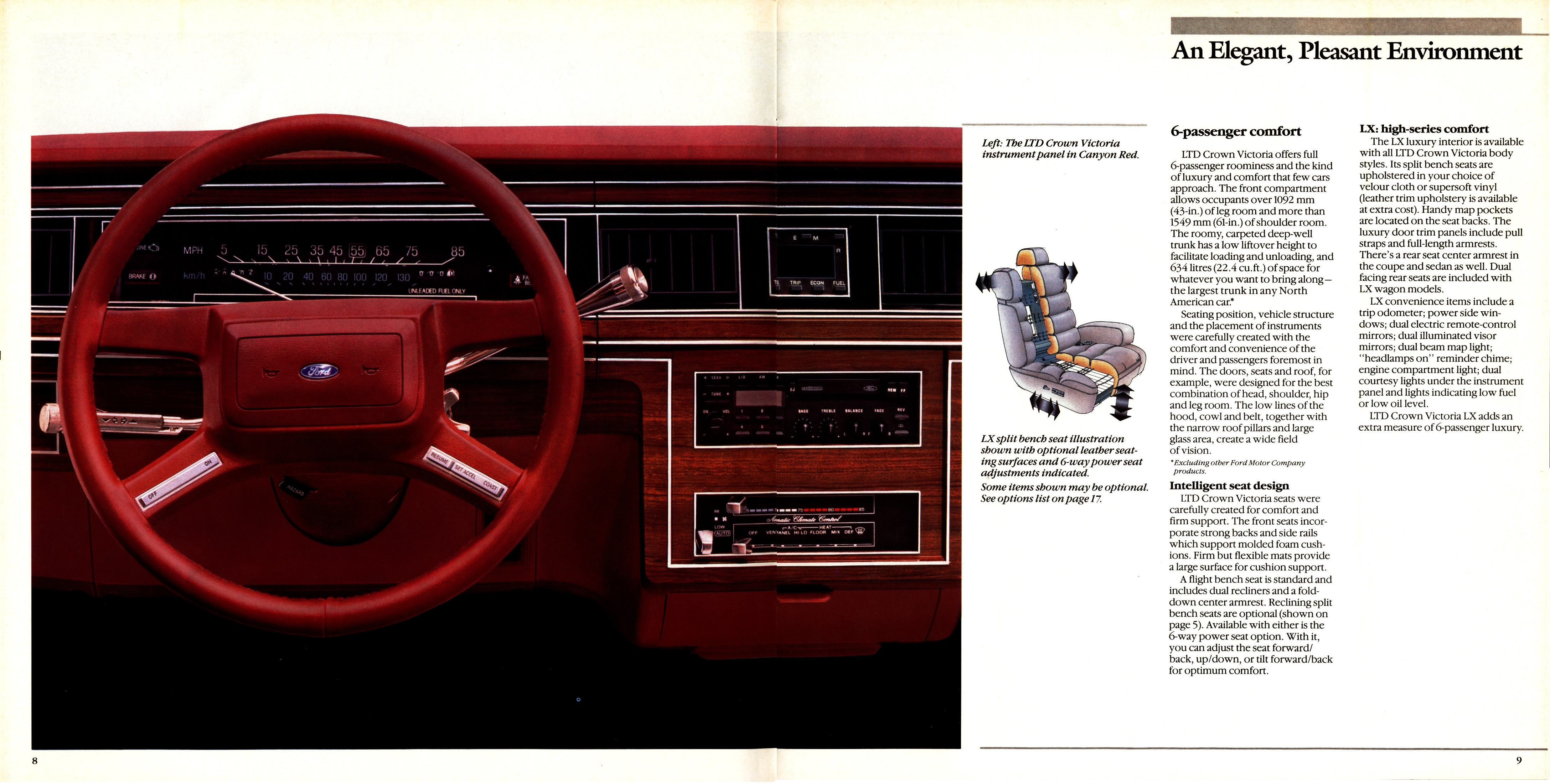 1987 Ford LTD Crown Victoria Brochure (Cdn) 08-09