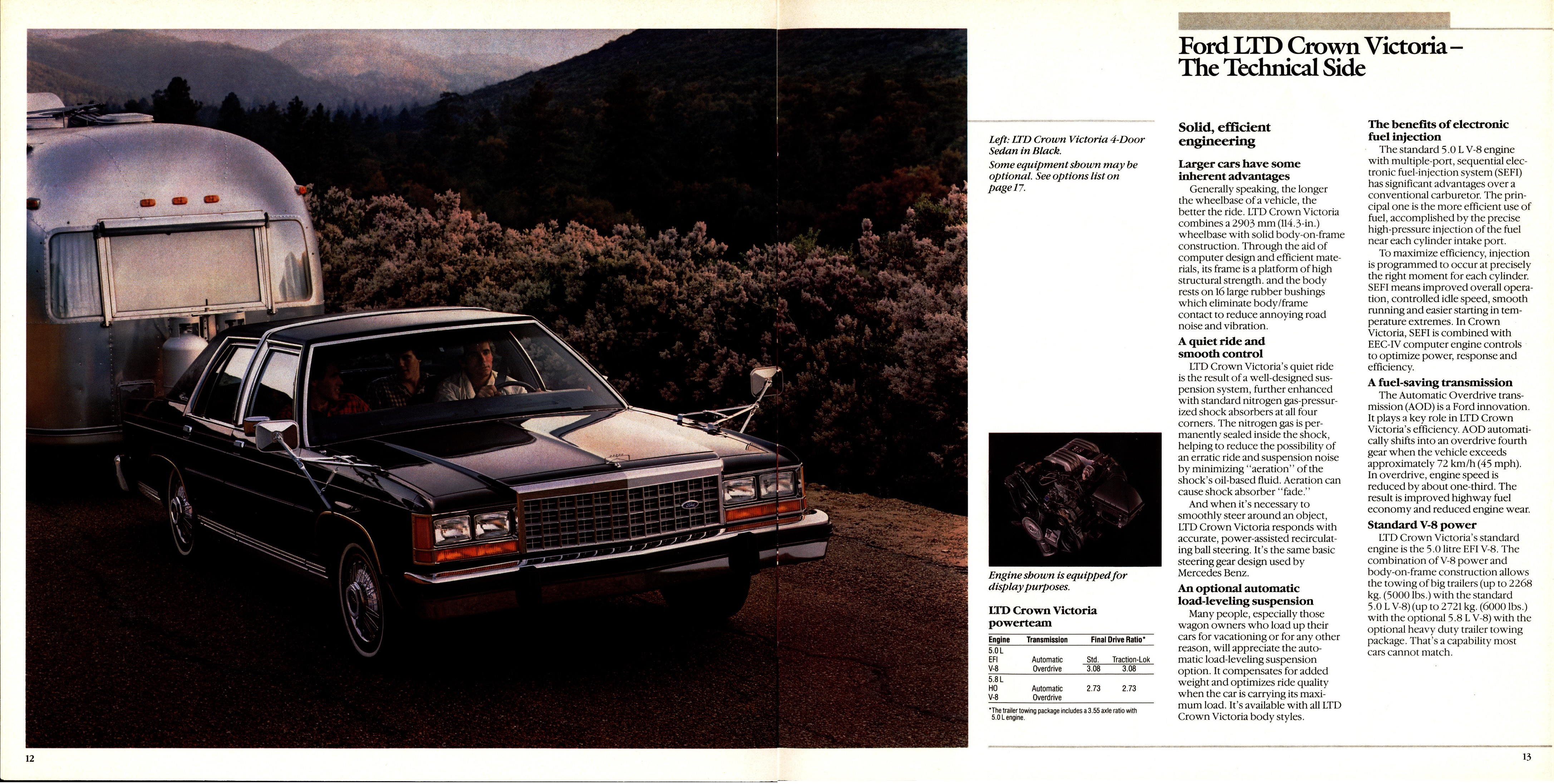 1987 Ford LTD Crown Victoria Brochure (Cdn) 12-13