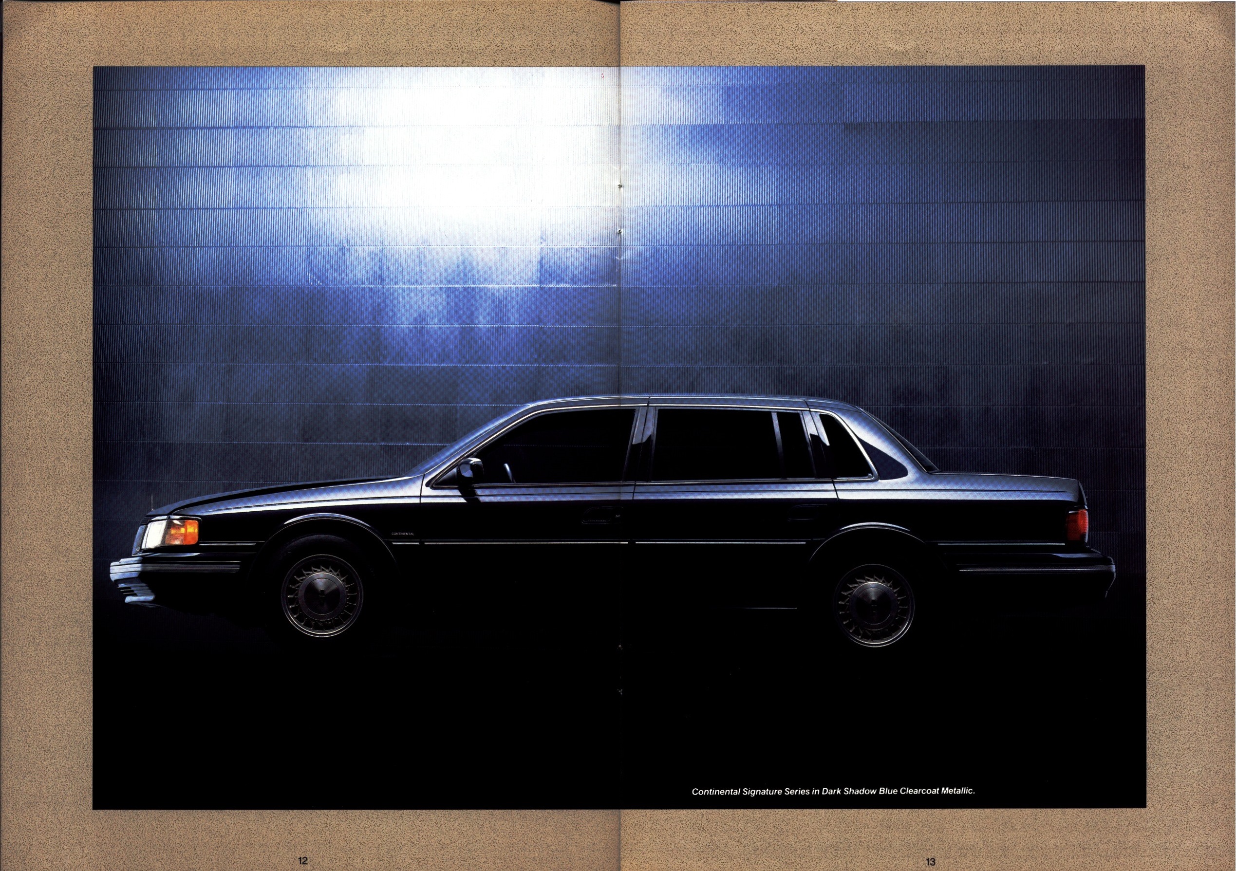 1988 Lincoln Continental Prestige Brochure 12-13