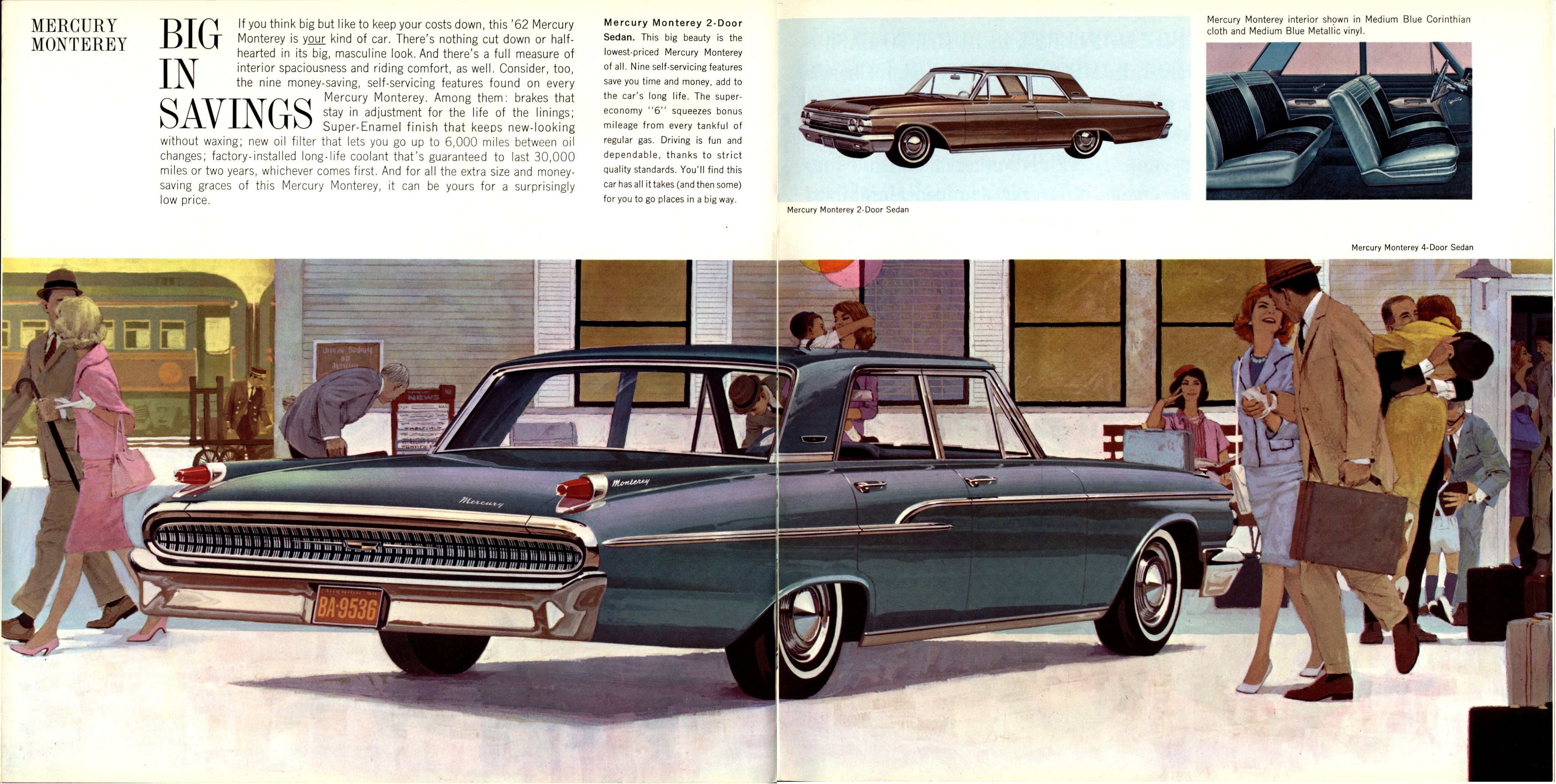 1962 Mercury Monterey Brochure Canada 14-15