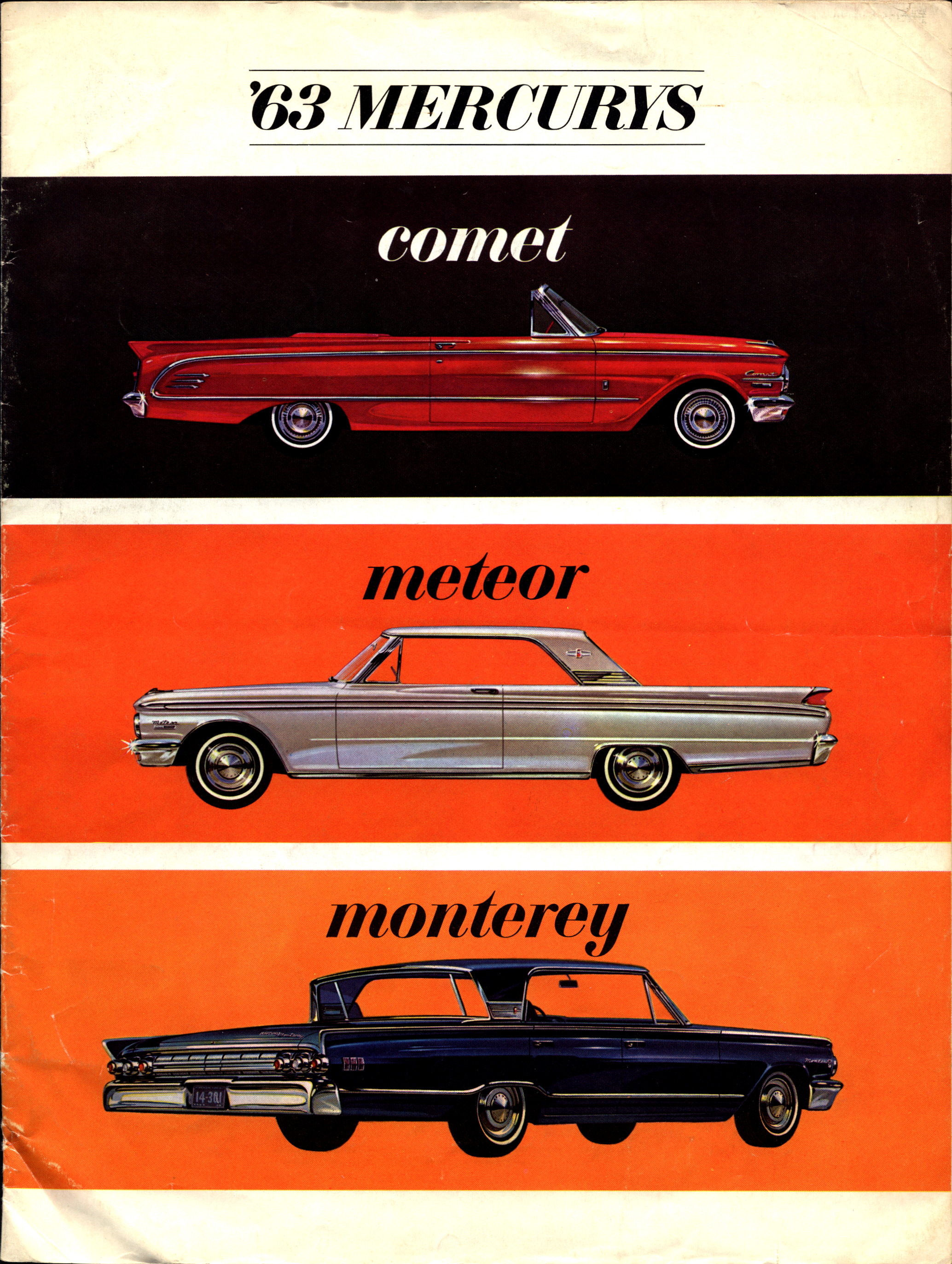 1963 Mercury Full Line Brochure Canada 01