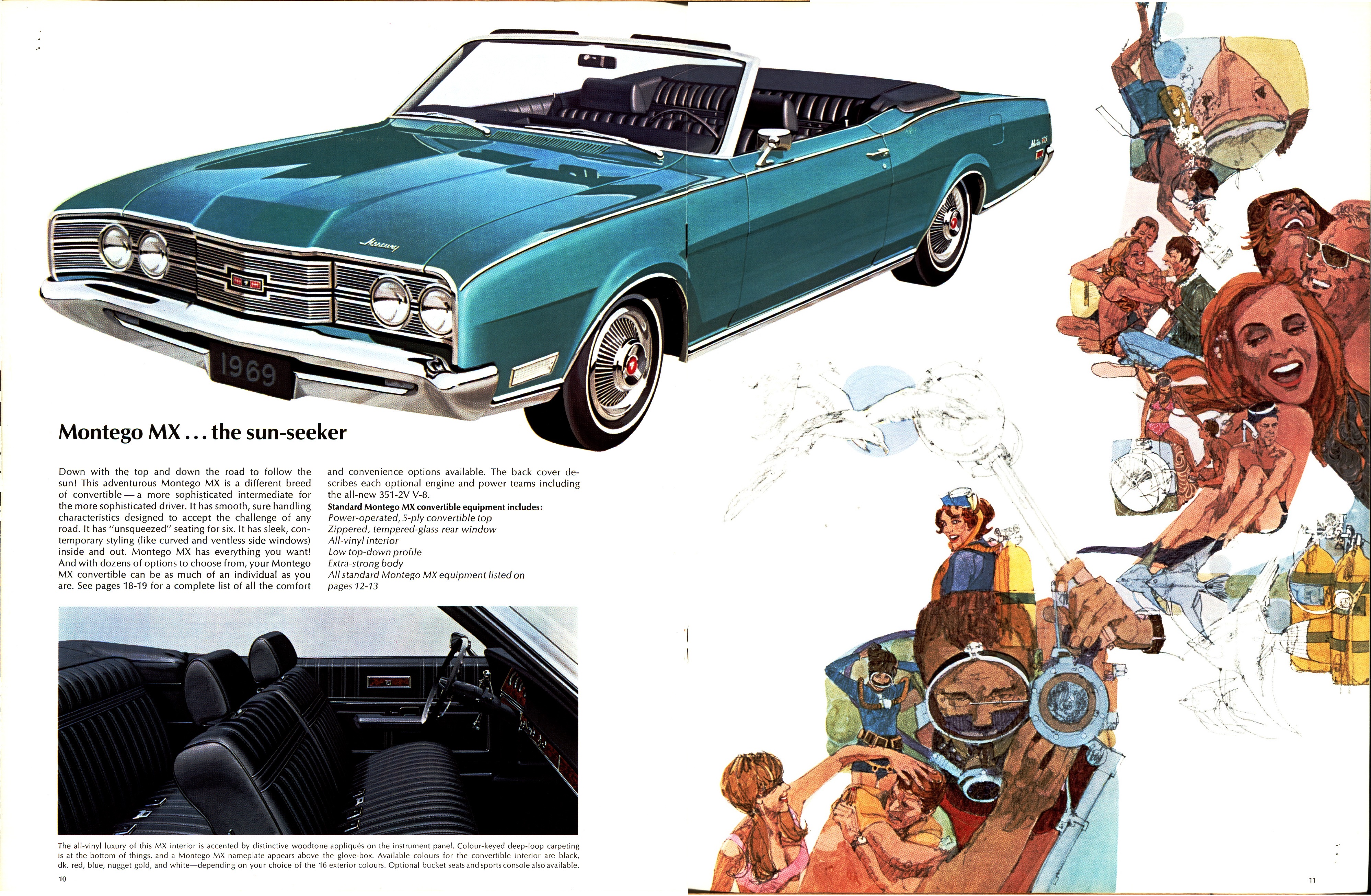 1969 Mercury Montego Brochure Canada 10-11