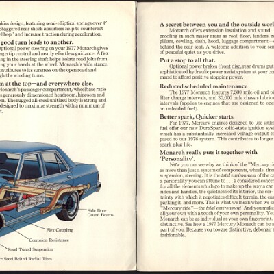 1977 Mercury Monarch Brochure (Cdn-Rev) 10-11