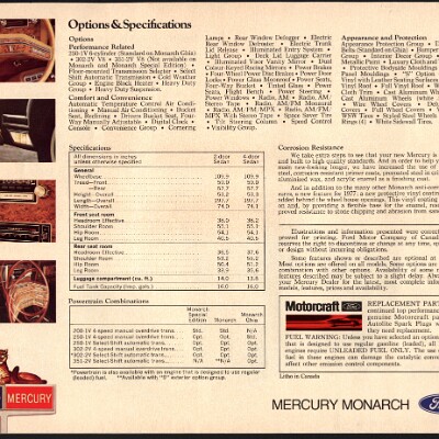 1977 Mercury Monarch Brochure (Cdn-Rev) 12