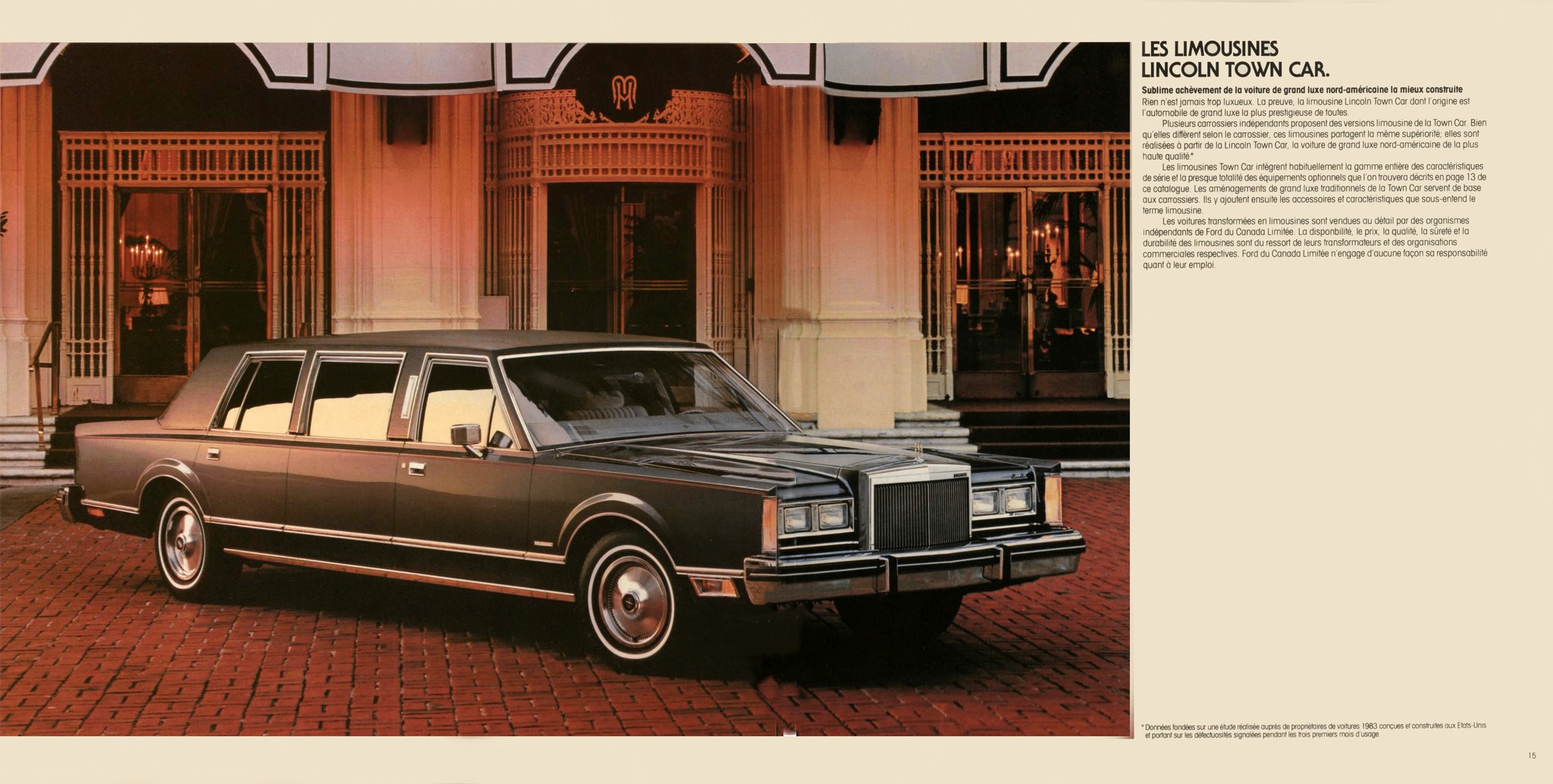 1984 Lincoln Town Car Brochure (Cdn-Fr) 14-15