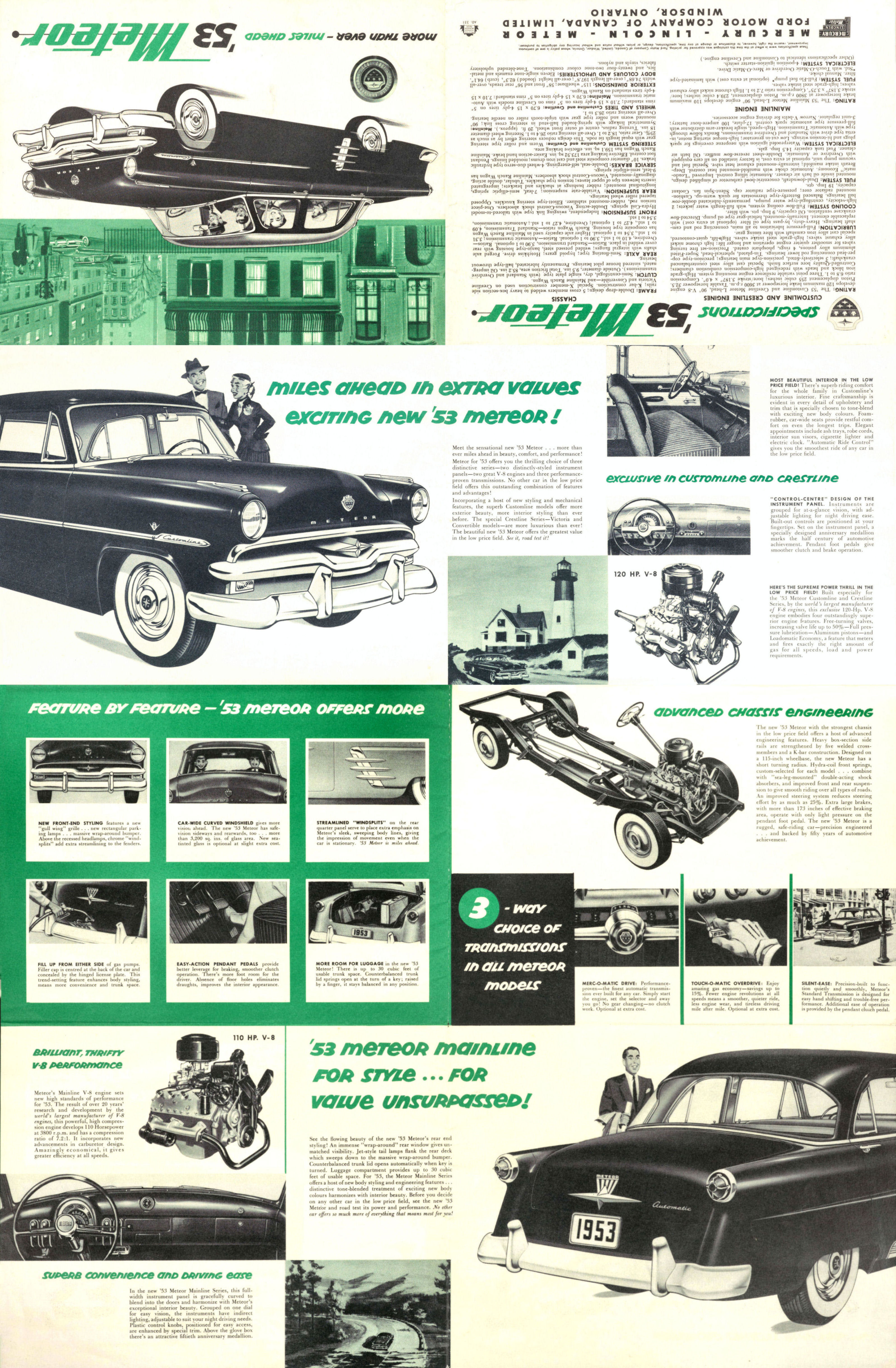 1953 Meteor Foldout (Cdn)-Side A