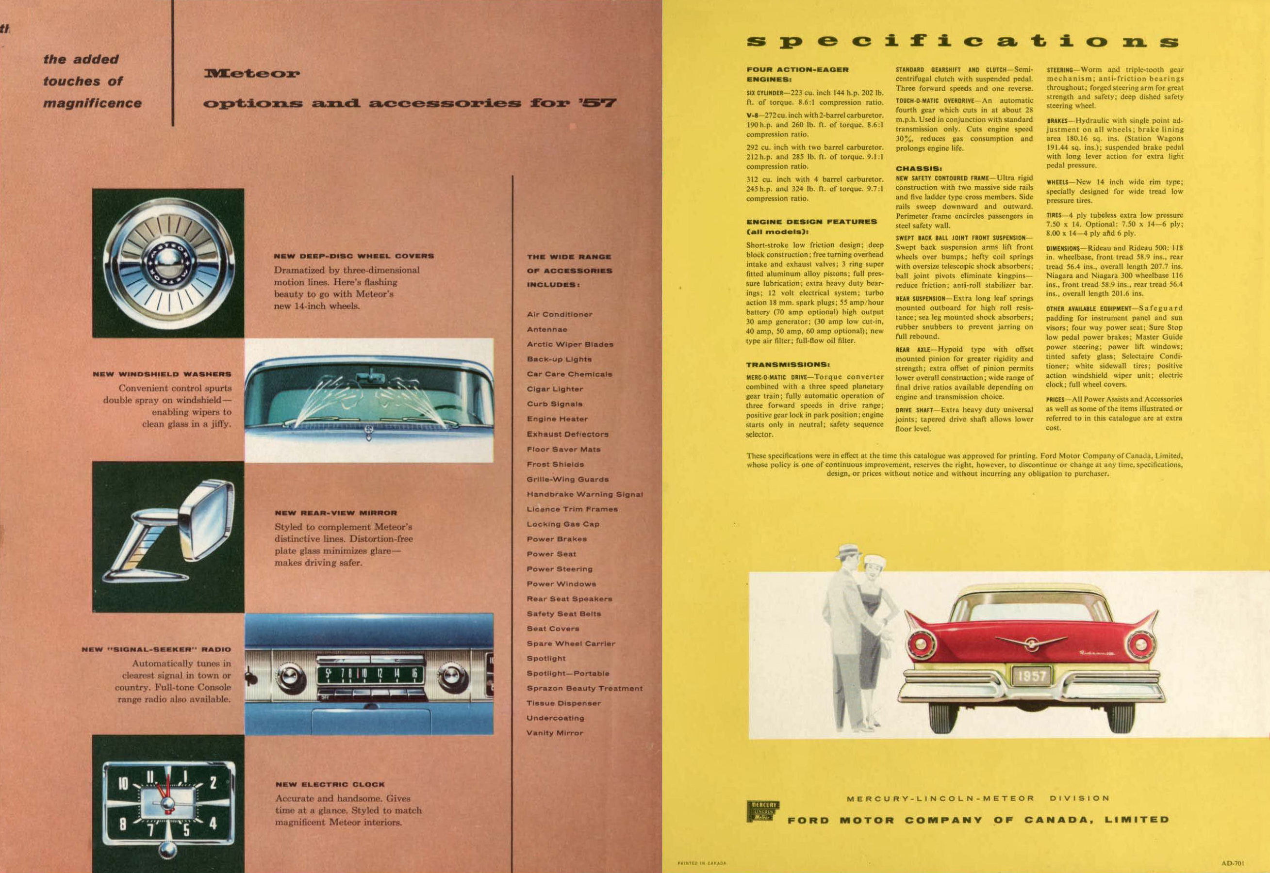 1957 Meteor Full Line (Cdn)-22-23