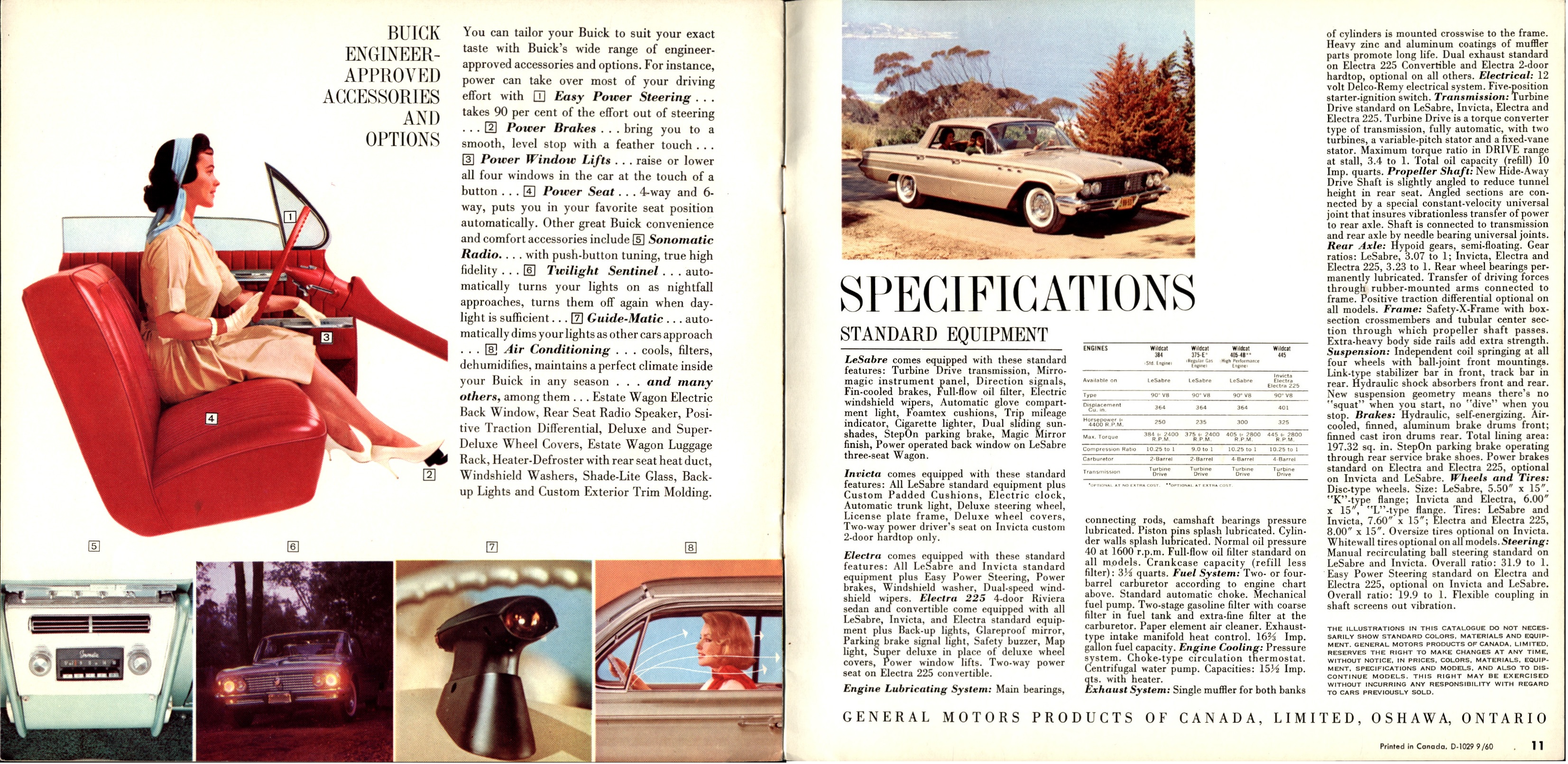 1961 Buick Full Size Brochure Canada 10-11