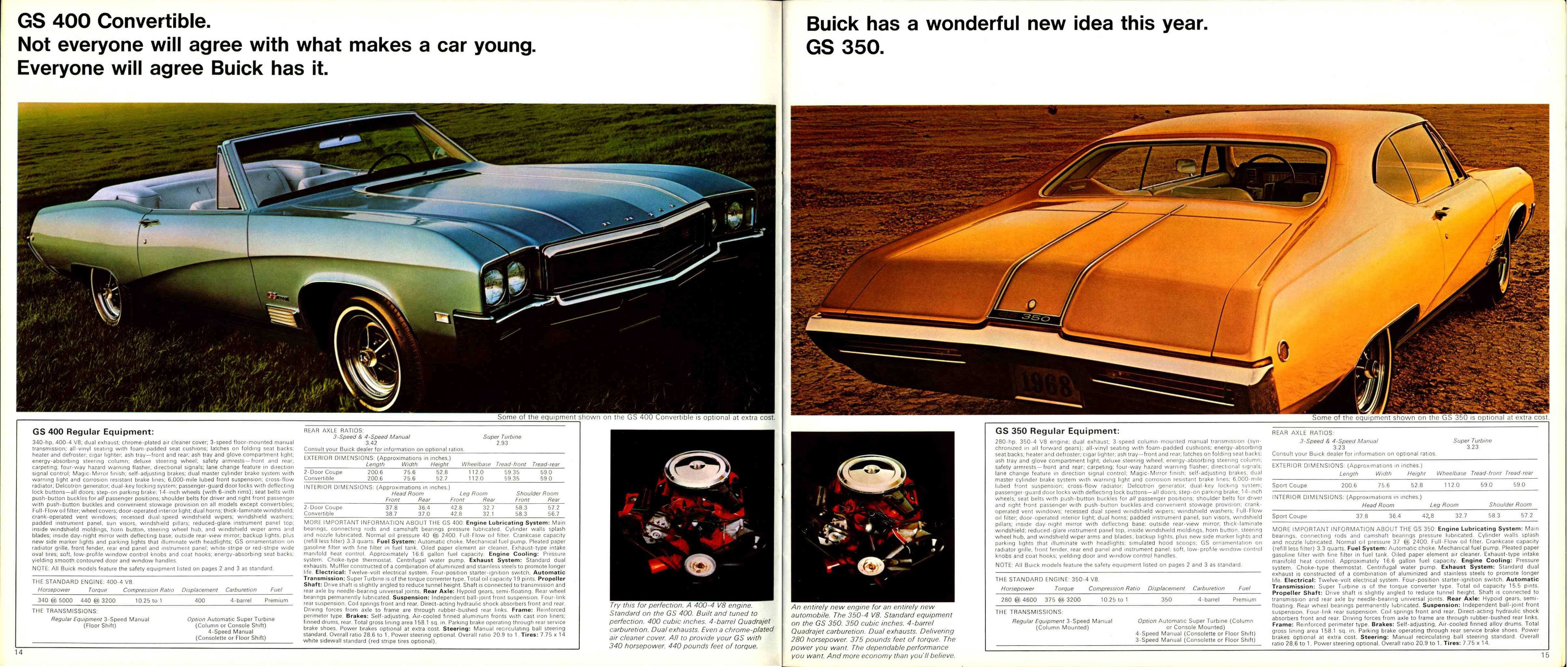 1968 Buick Full Line Brochure Canada 14-15