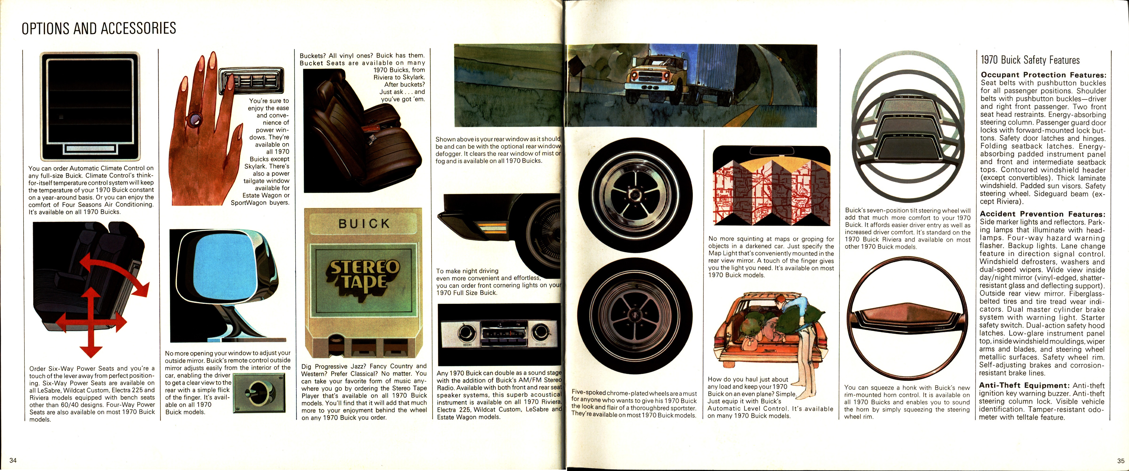 1970 Buick Full Line Brochure Canada 34-35