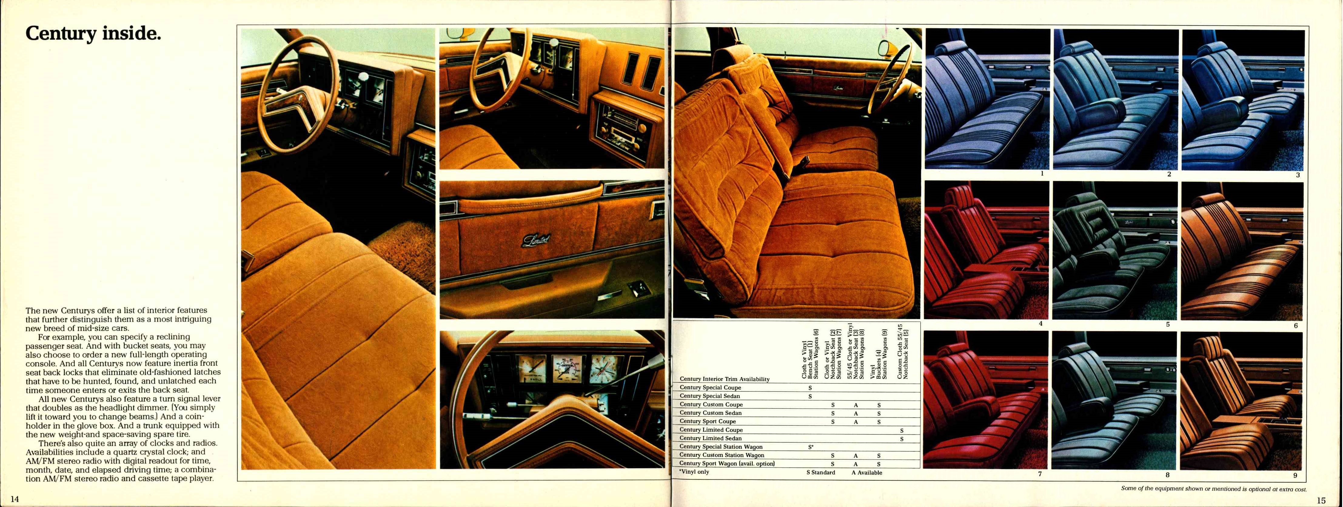 1978 Buick Century and Regal Canada 14-15