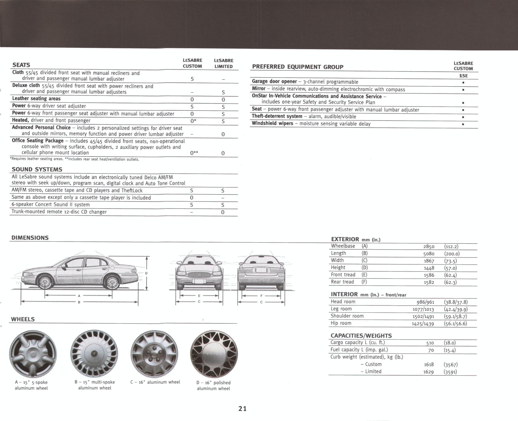 2001 Buick LeSabre (Cdn)-21