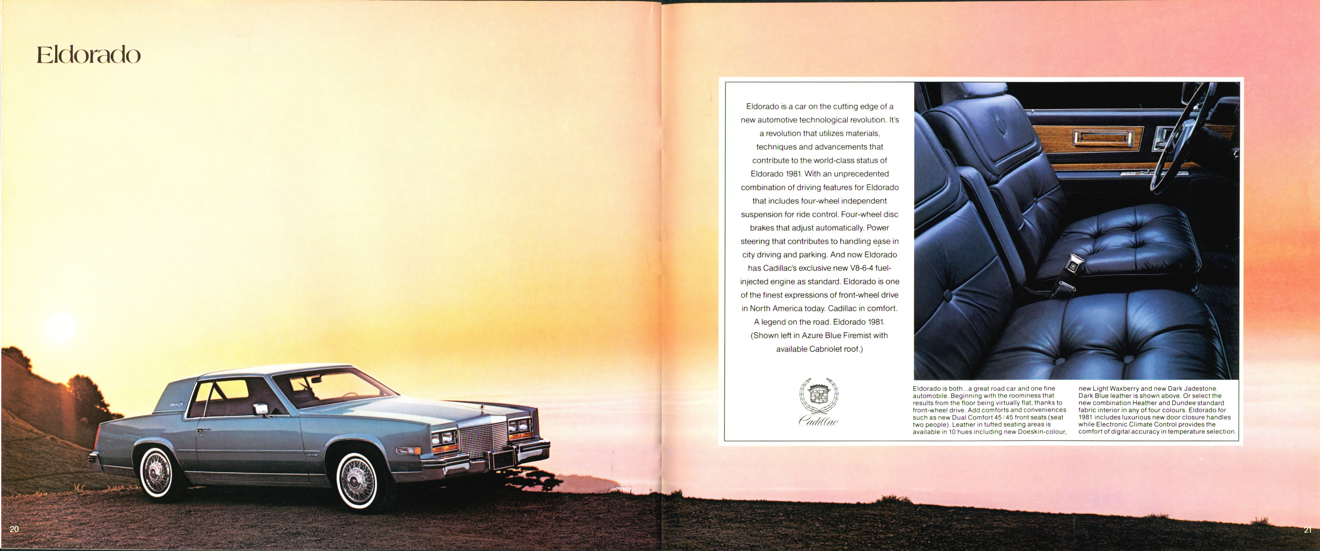 1981 Cadillac Full Line Brochure (Cdn) 20-21