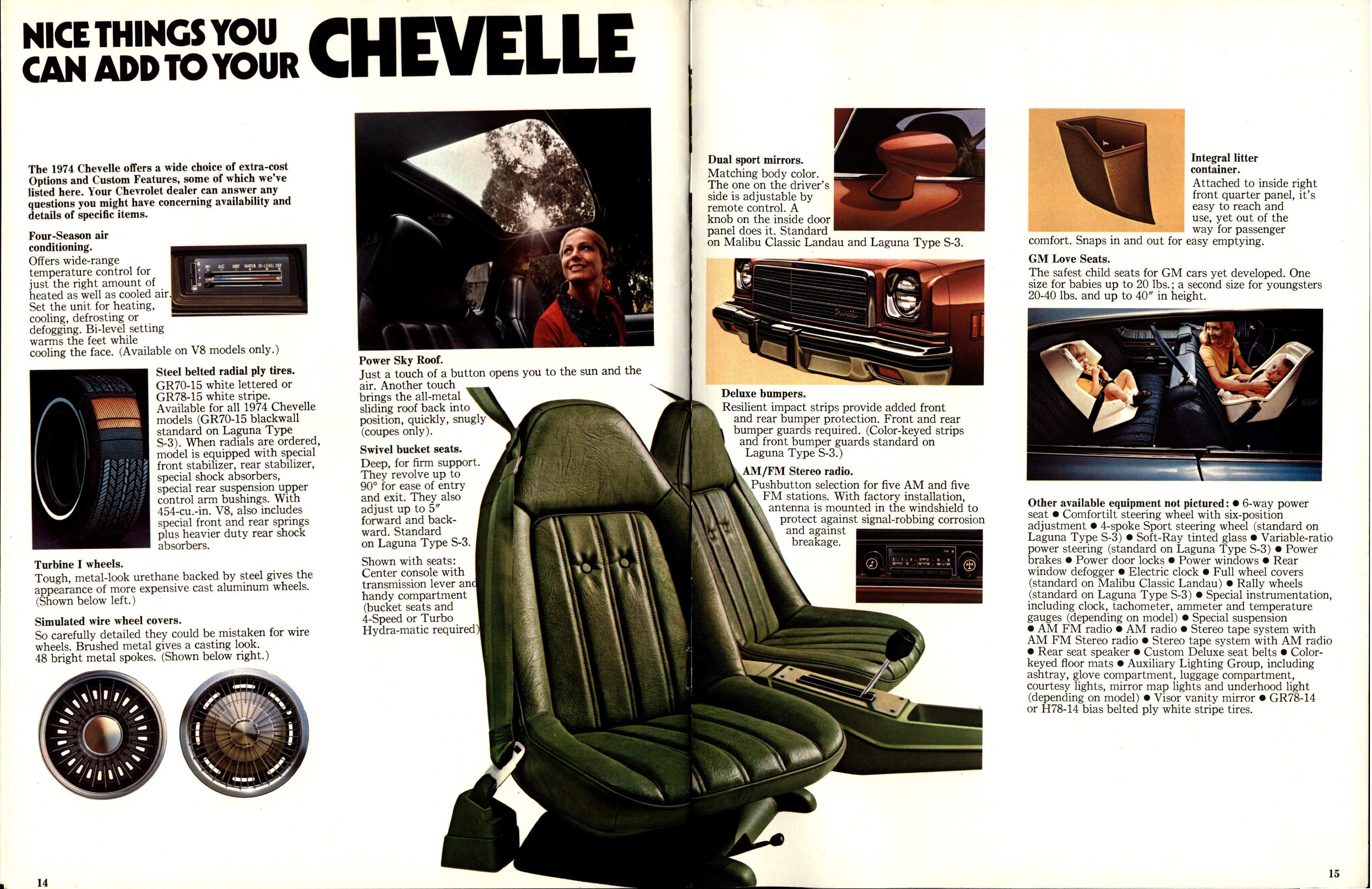 1974 Chevrolet Chevelle Brochure  (Cdn) 14-15