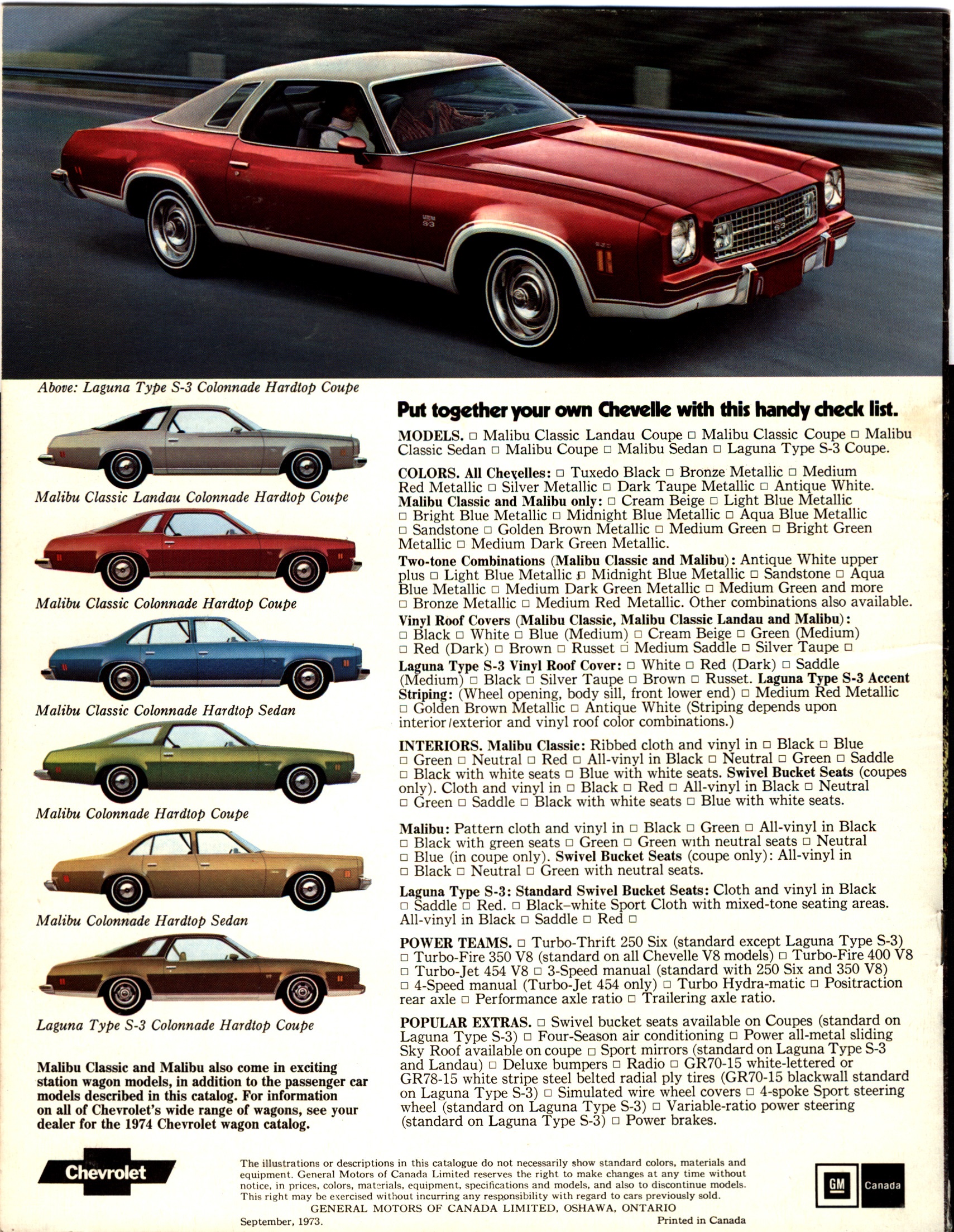 1974 Chevrolet Chevelle Brochure (Cdn) 16