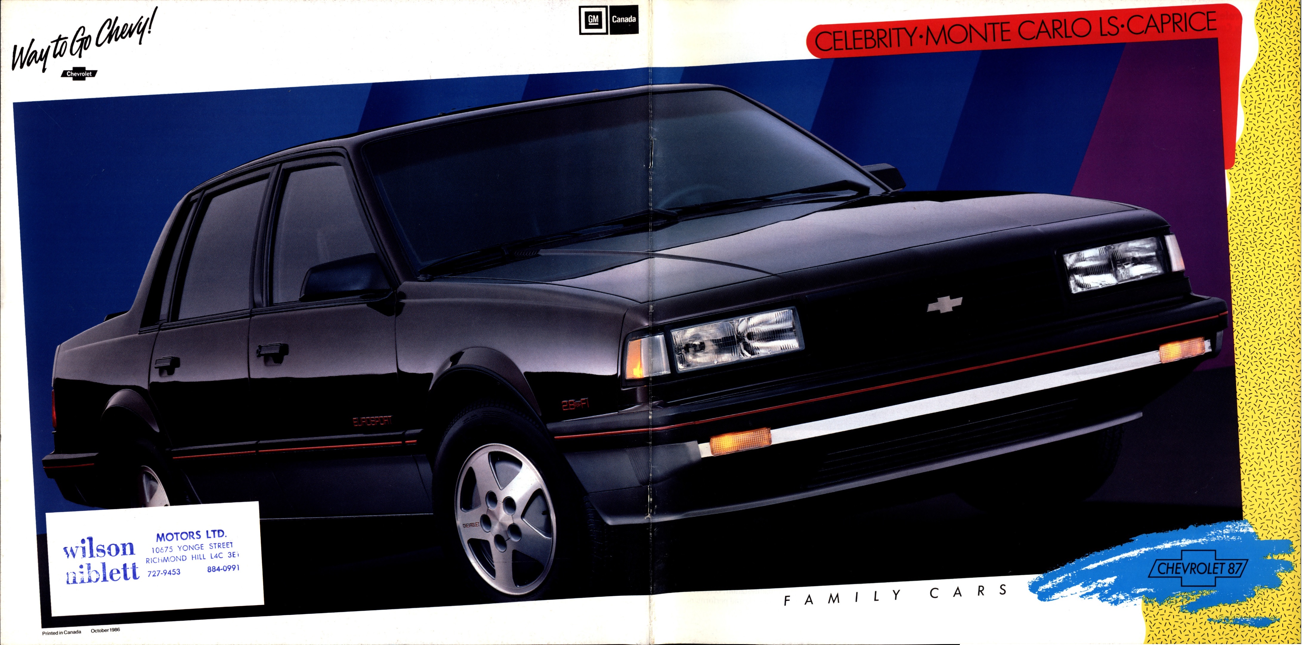 1987 Chevrolet Family Cars Brochure Canada 24-01