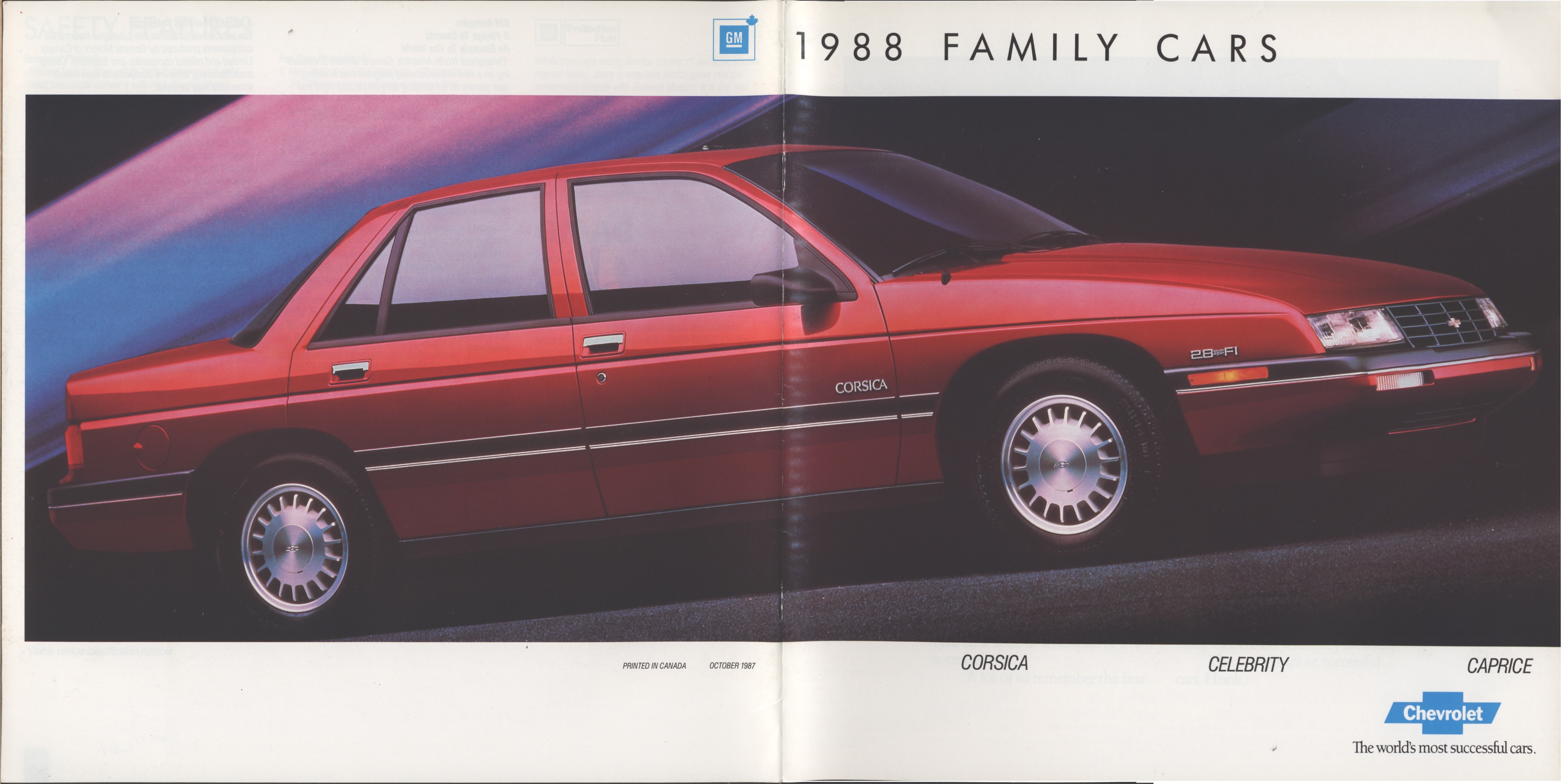 1988 Chevrolet Family Cars Brochure (Cdn) 36-01