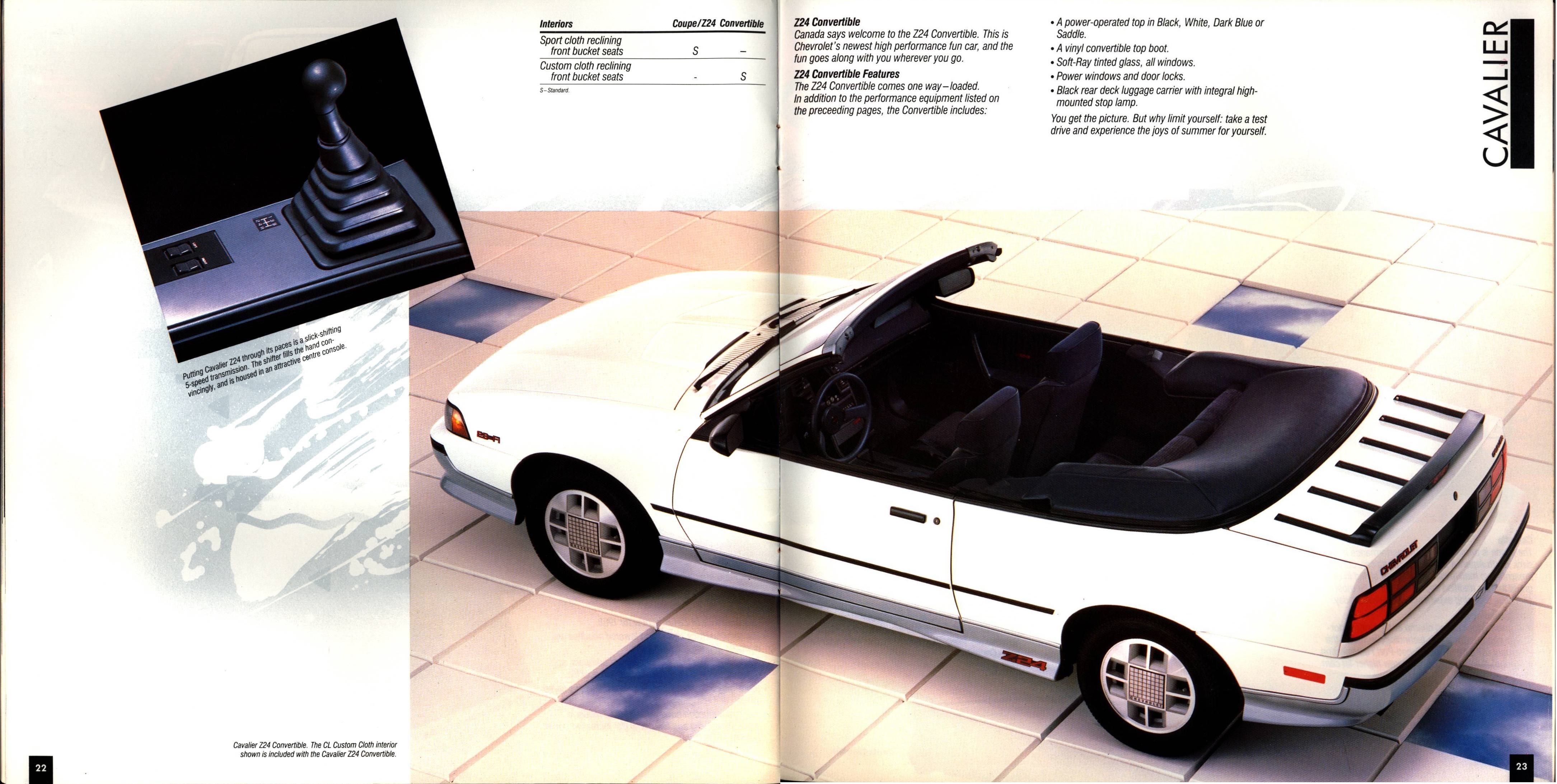 1988 Chevrolet Performance Cars Brochure (Cdn) 22-23