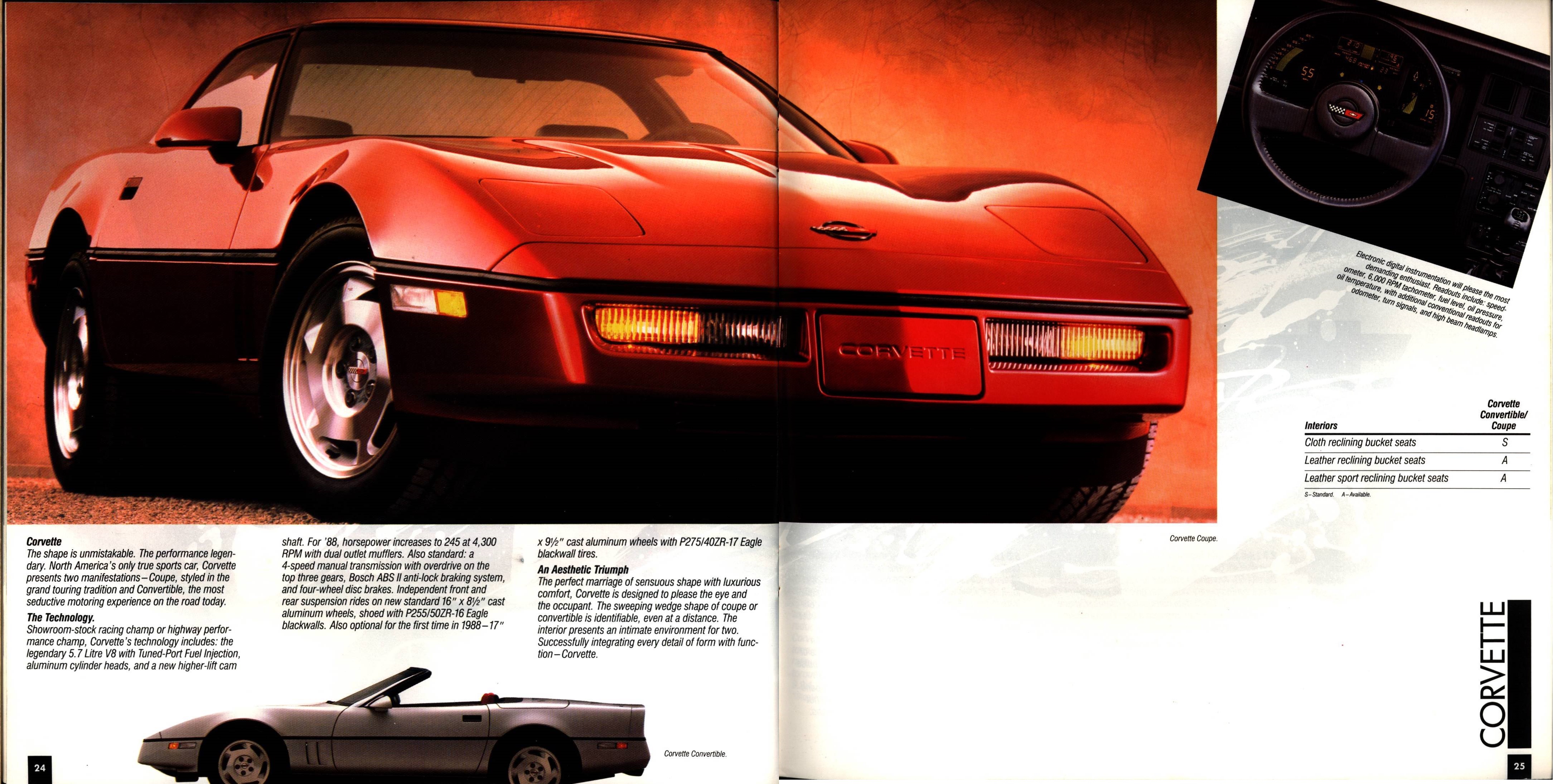 1988 Chevrolet Performance Cars Brochure (Cdn) 24-25