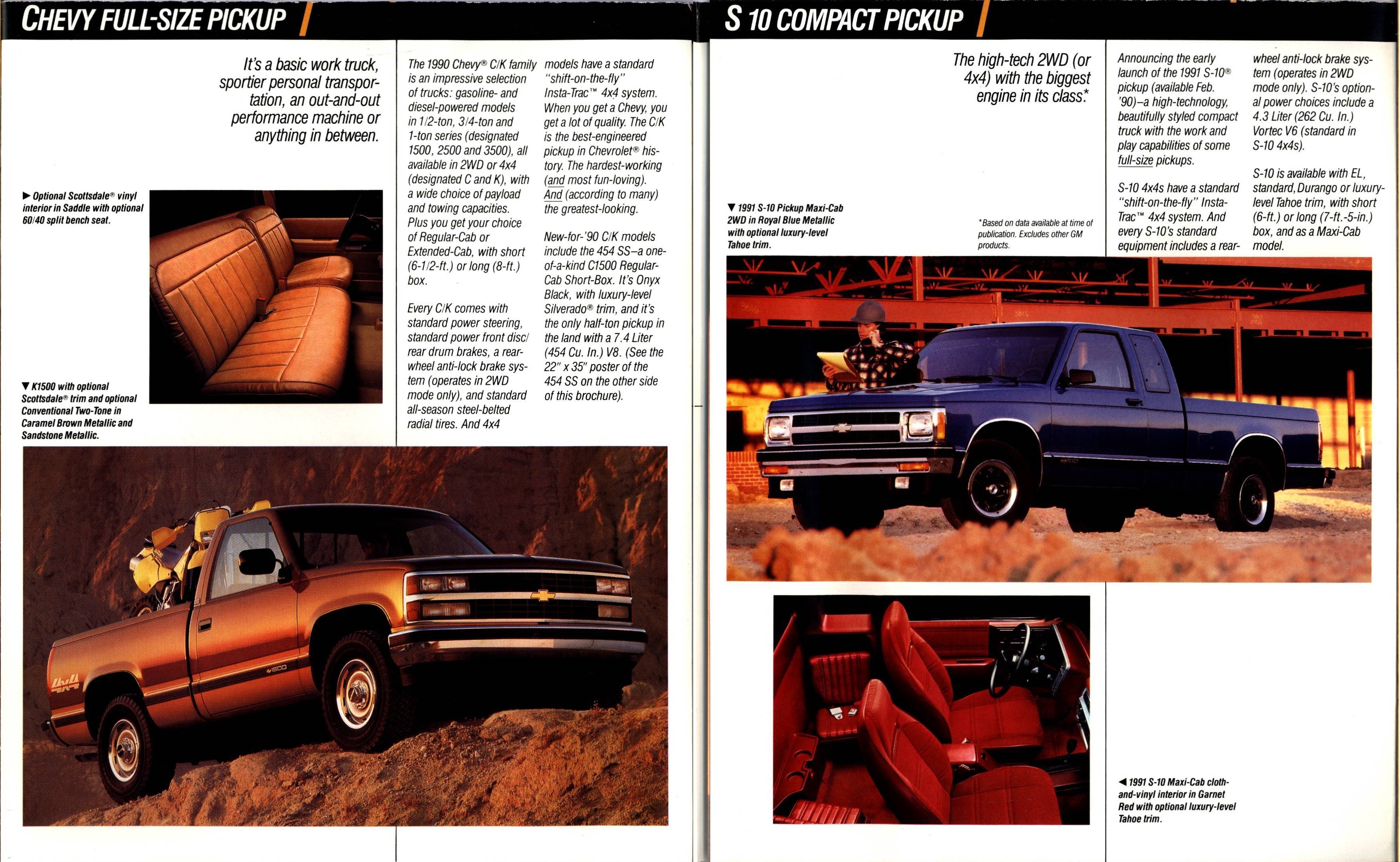 1990 Chevrolet Trucks Foldout 02-03