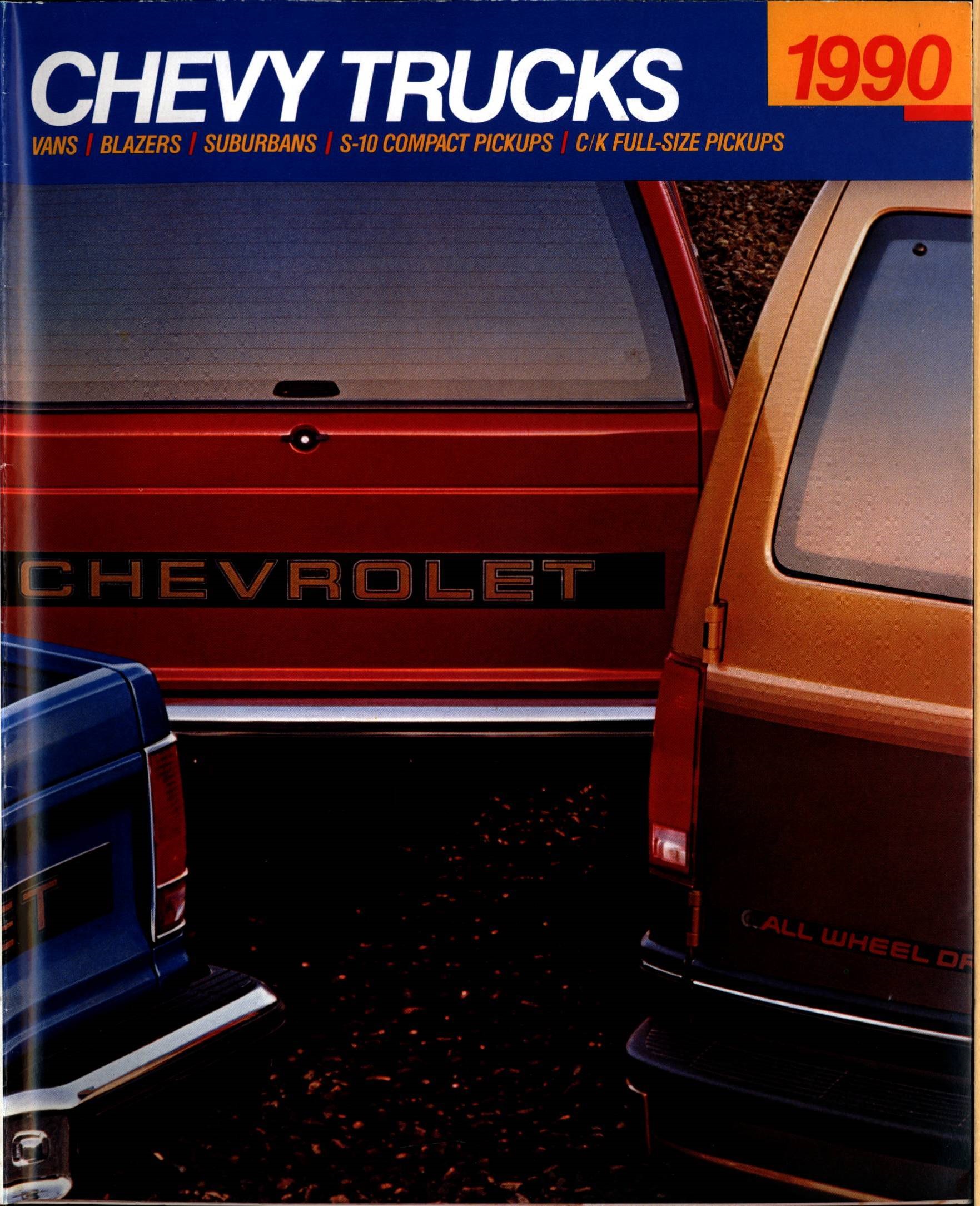 1990 Chevrolet Trucks Foldout 01