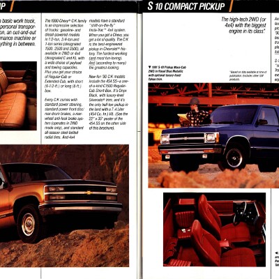 1990 Chevrolet Trucks Foldout 02-03