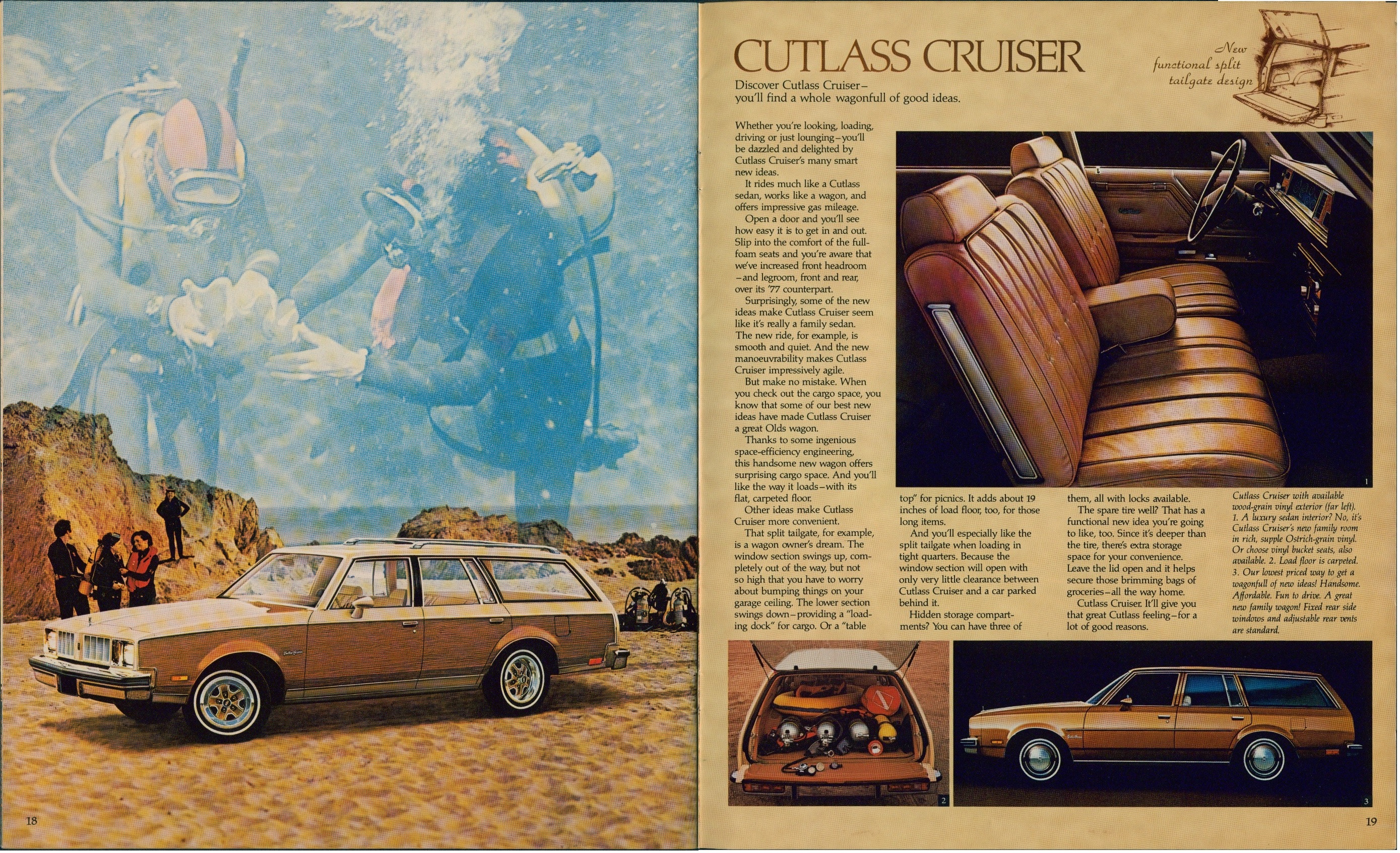 1978 Oldsmobile Cutlass & Omega Brochure Canada 18-19