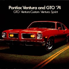 1974 Pontiac Ventura & GTO Brochure  (Cdn) 01