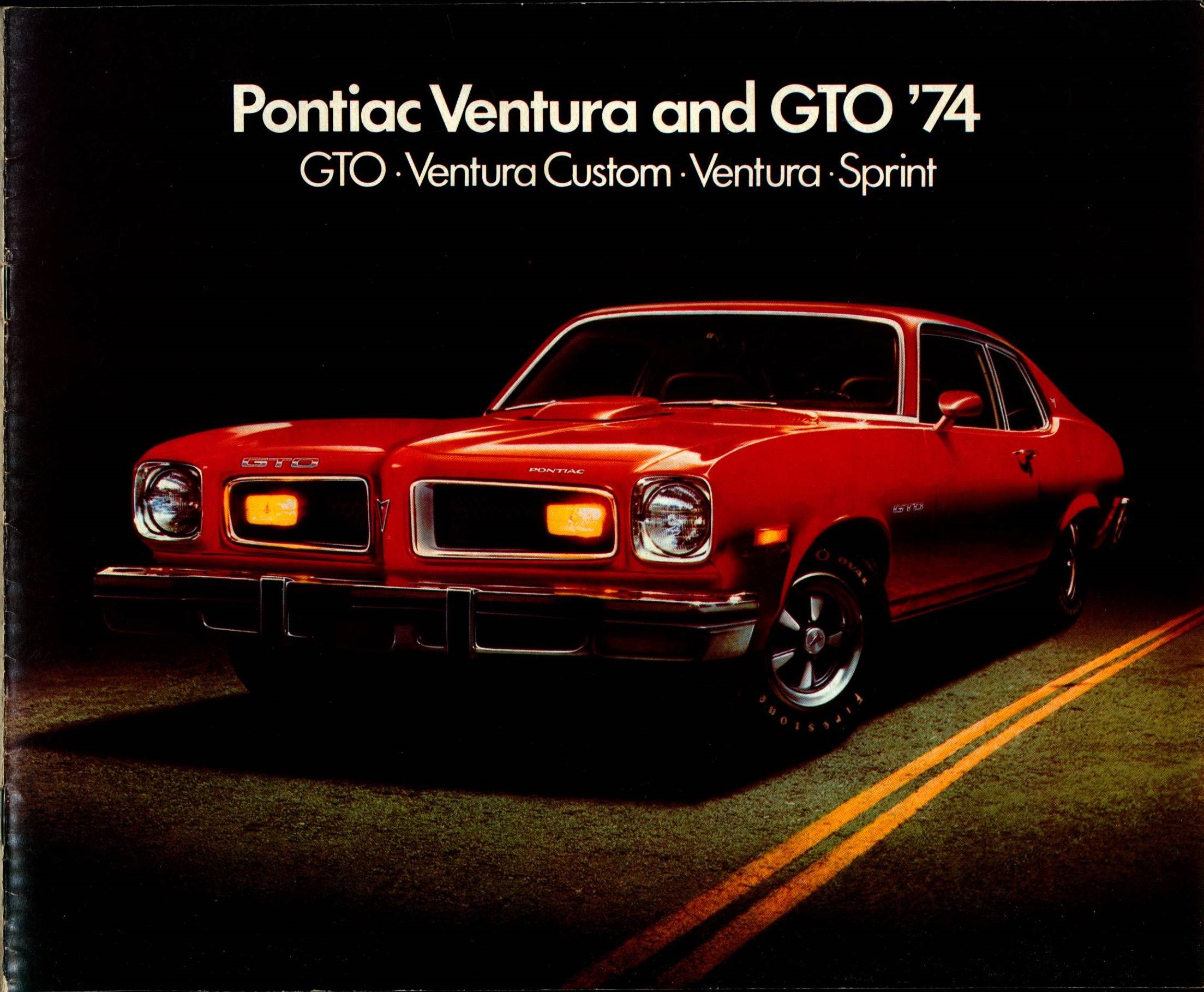 1974 Pontiac Ventura & GTO Brochure  (Cdn) 01
