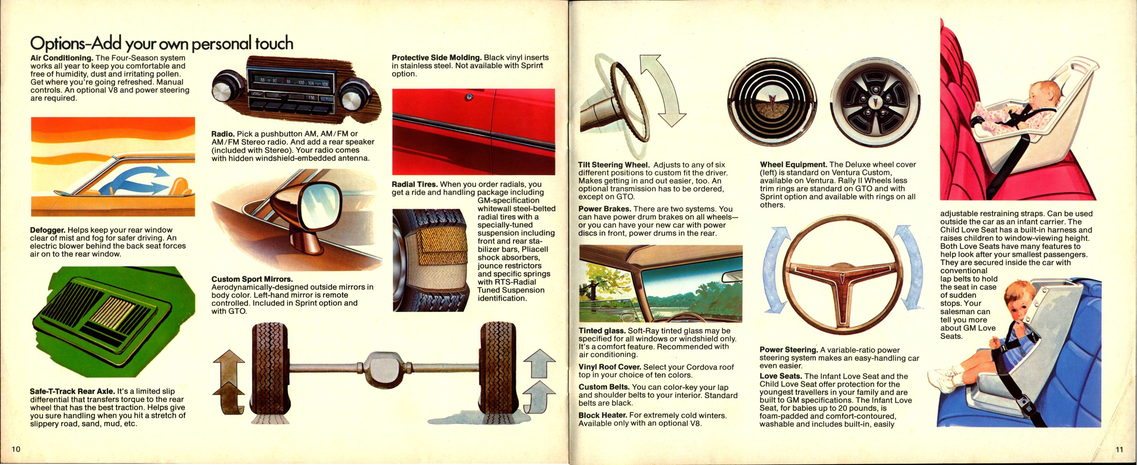 1974 Pontiac Ventura & GTO Brochure  (Cdn) 10-11