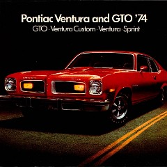 1974 Pontiac Ventura & GTO Brochure  (Cdn) 01