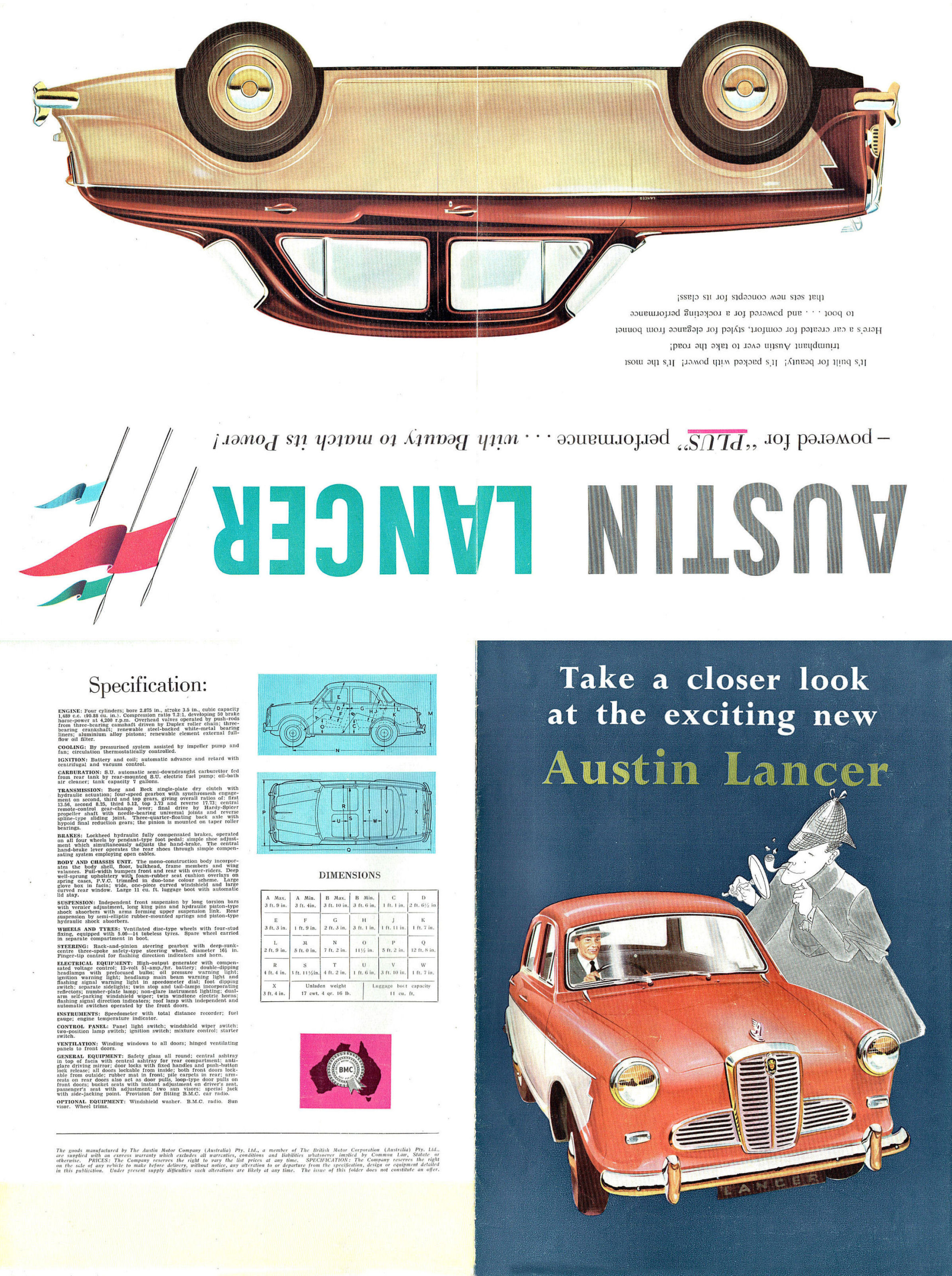 1958 Austin Lancer - Series I (Aus)-Side A