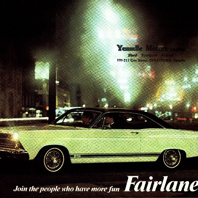1967 Ford Fairlane Brochure Canada 01