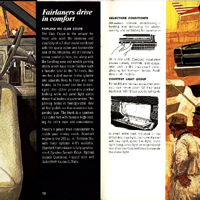 1967 Ford Fairlane Brochure Canada 10-11a
