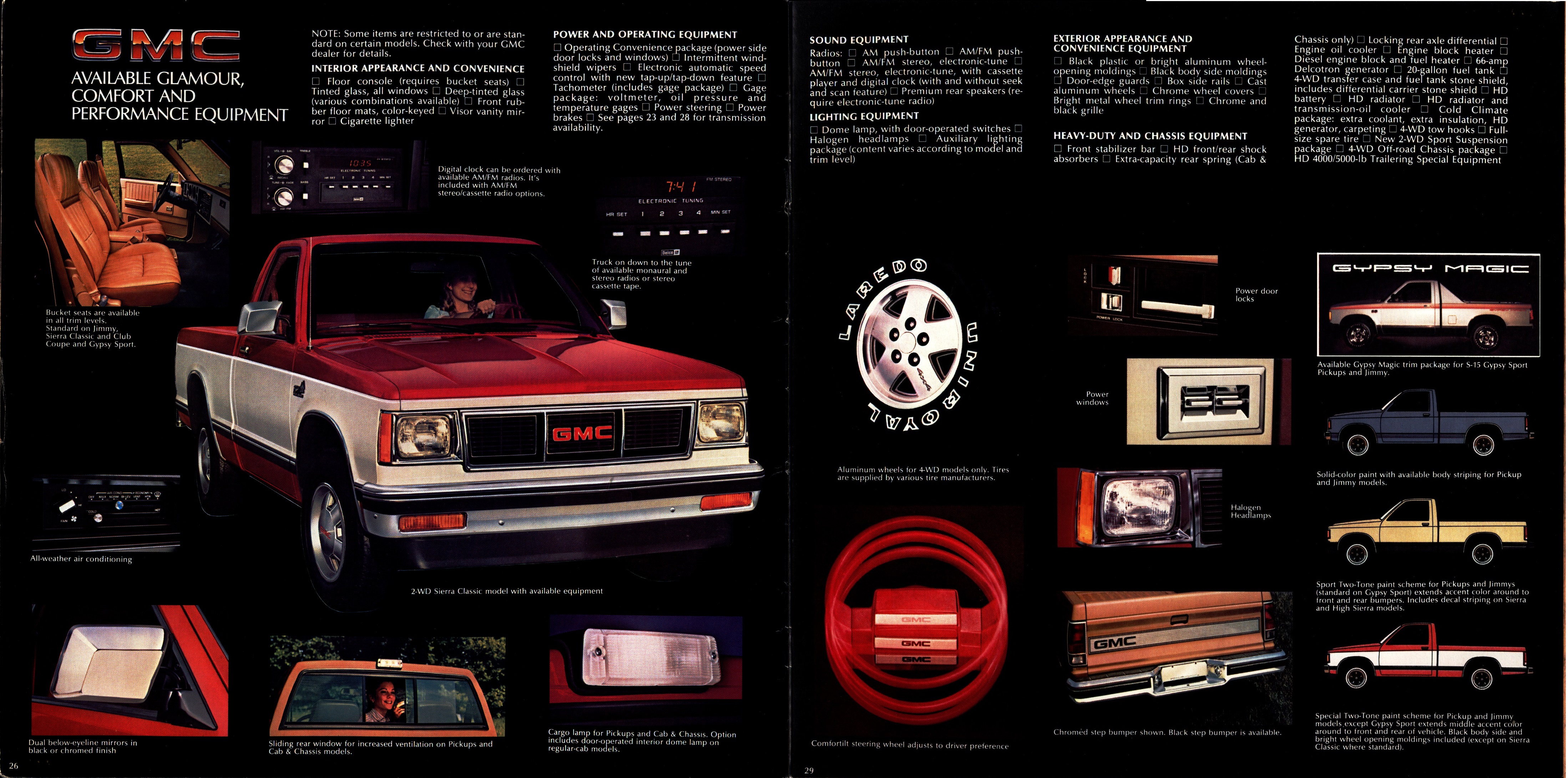 1984 GMC S-15 Pickups Brochure 26-29