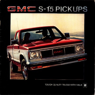 1984 GMC S-15 Pickups Brochure 01